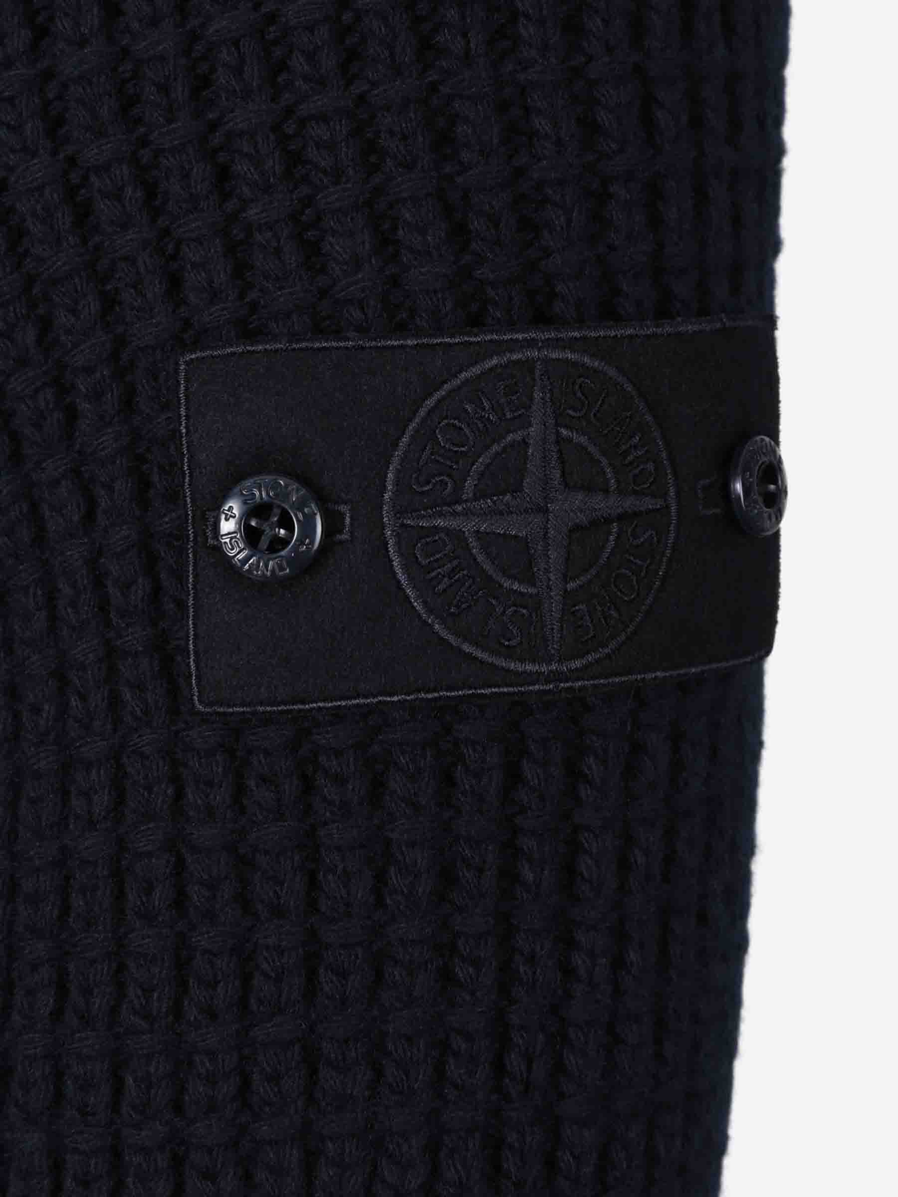 Stone Island Hombre Barcelona Plumífero Corto Punto color Azul Marino sku 512-002601 01 - Foto 3