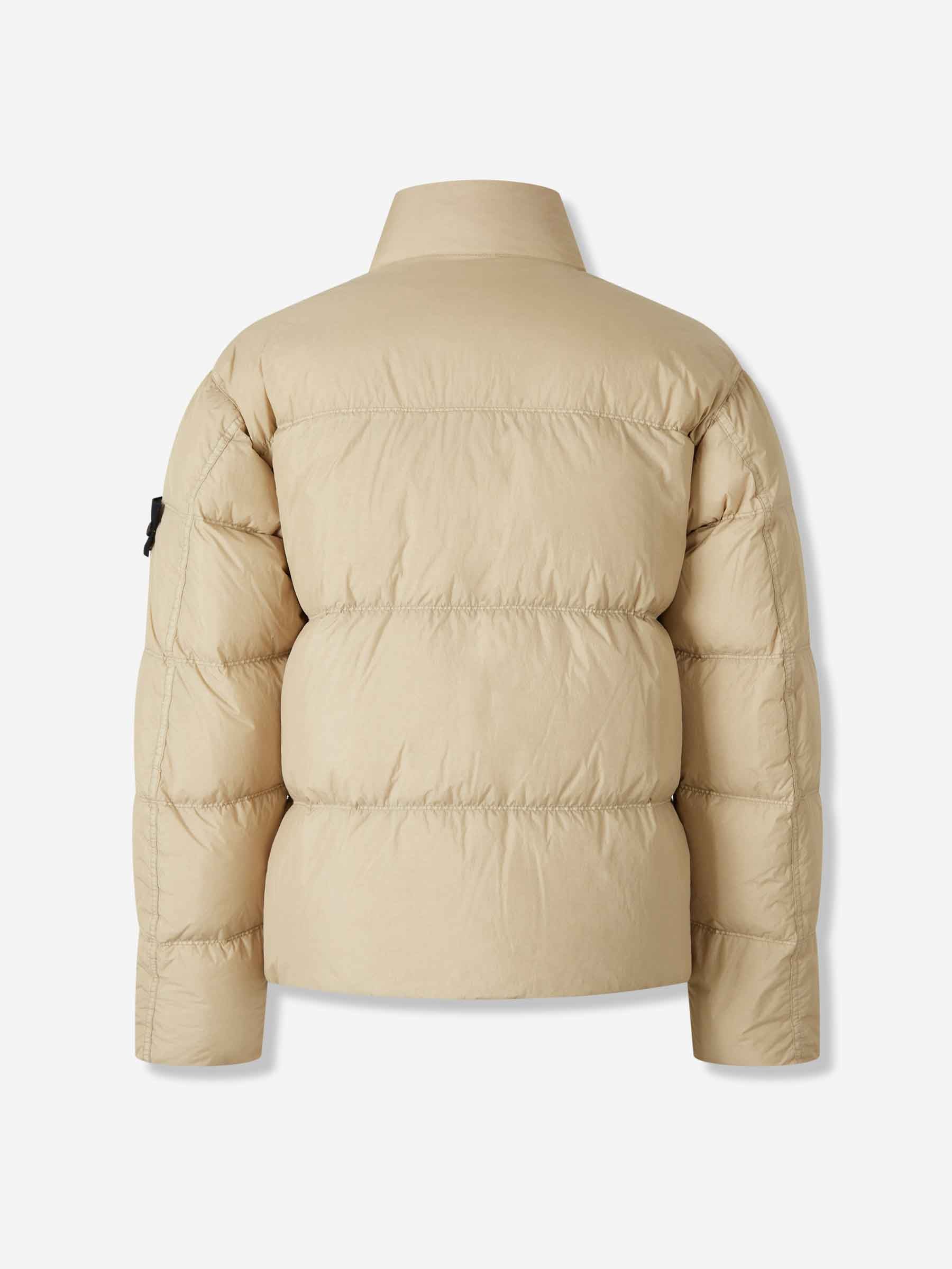 Stone Island Hombre Barcelona Plumífero Crinkle Reps color Beige sku 512-002603 03 - Foto 3