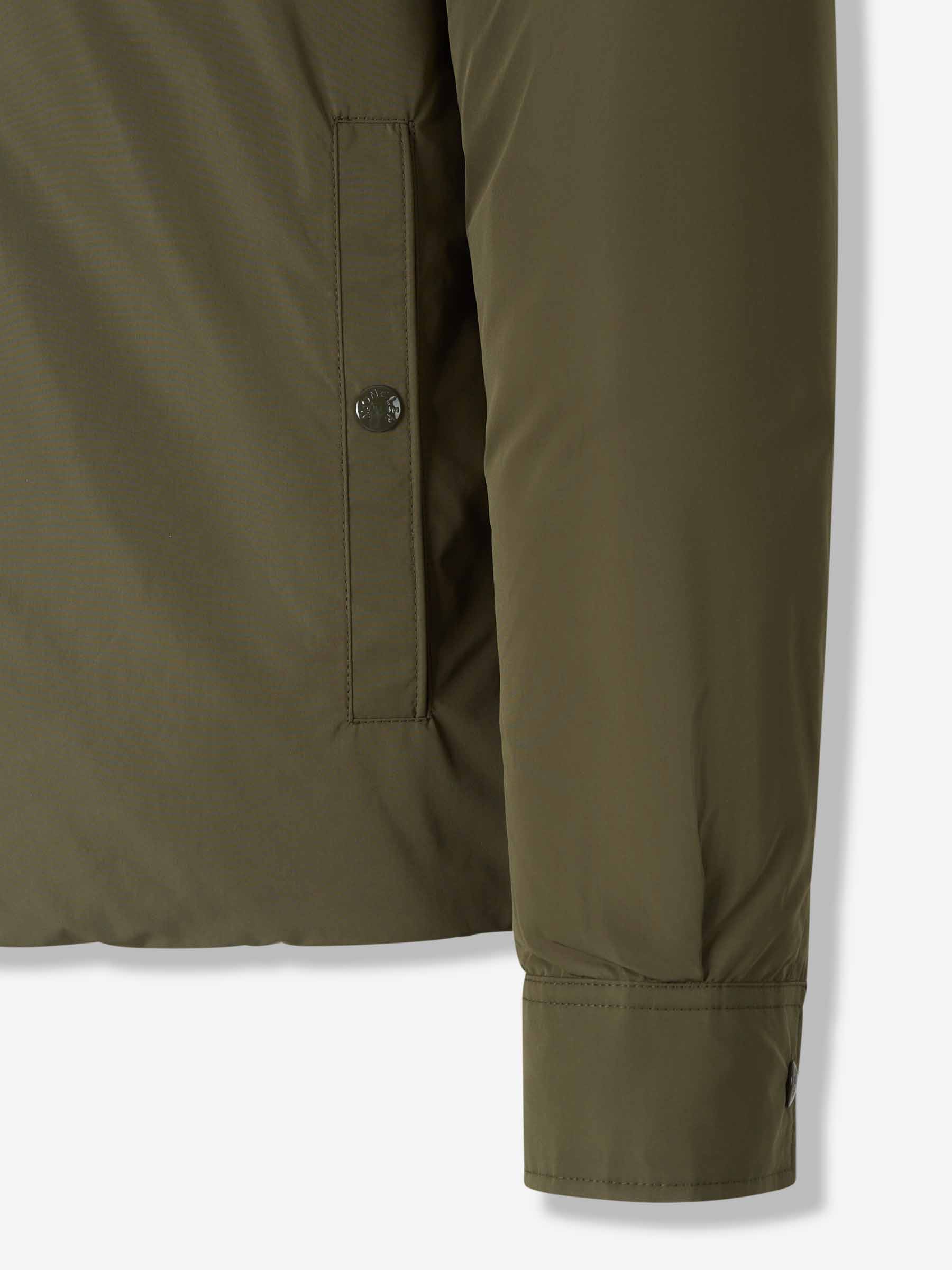 Moncler Hombre Barcelona Chaqueta Acolchada Vigeon color Verde Militar sku 512-002625 01 - Foto 5