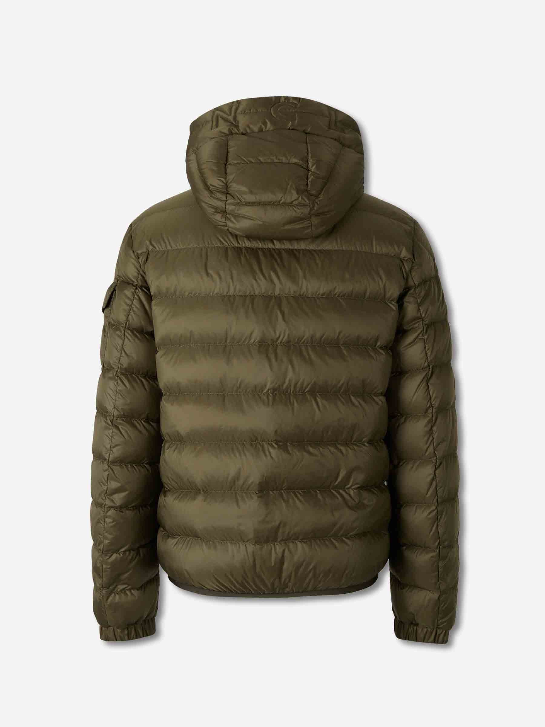 Moncler Hombre Barcelona Plumífero Corto Najan color Verde Militar sku 512-002626 02 - Foto 3