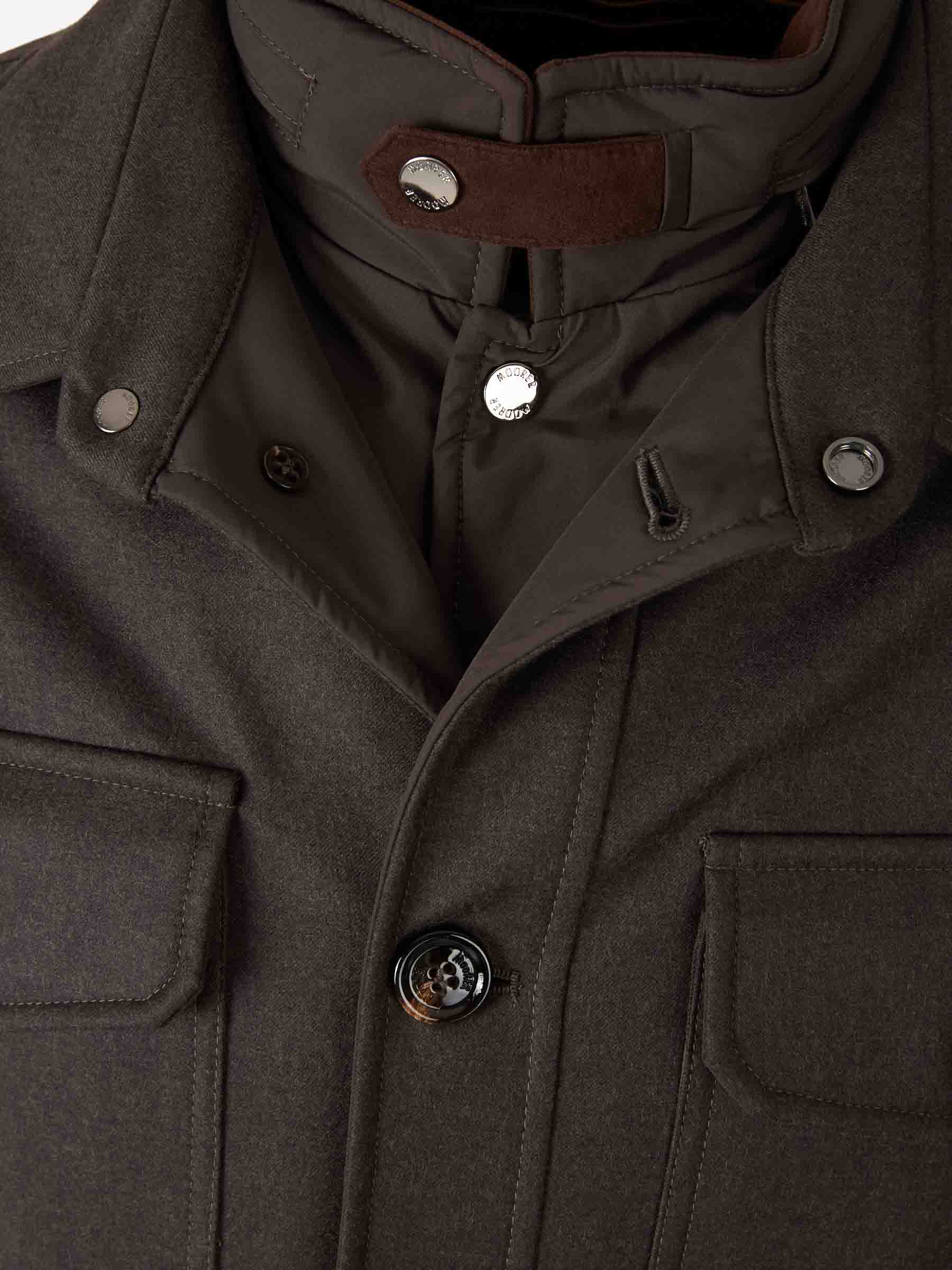 Moorer Hombre Barcelona Chaqueta Técnica Duino color Marrón Oscuro sku 512-002646 01 - Foto 4