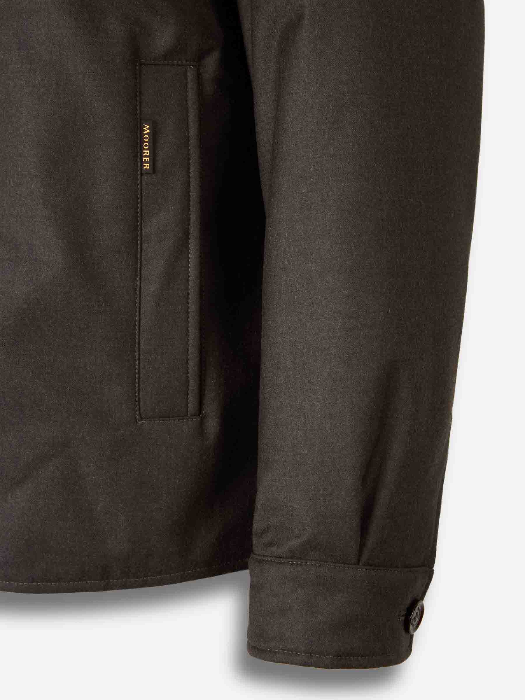 Moorer Hombre Barcelona Chaqueta Técnica Duino color Marrón Oscuro sku 512-002646 01 - Foto 6