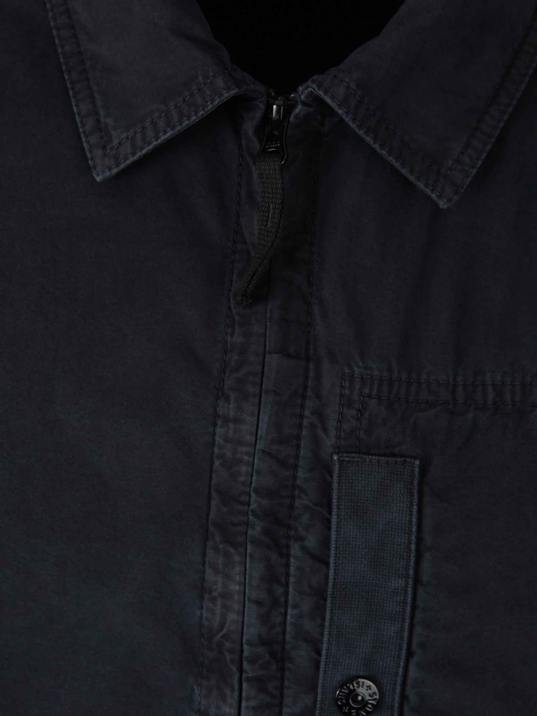 Stone Island Hombre Barcelona Chaqueta Algodón Cremallera color Gris Antracita sku 513-000041 01 - Foto 3