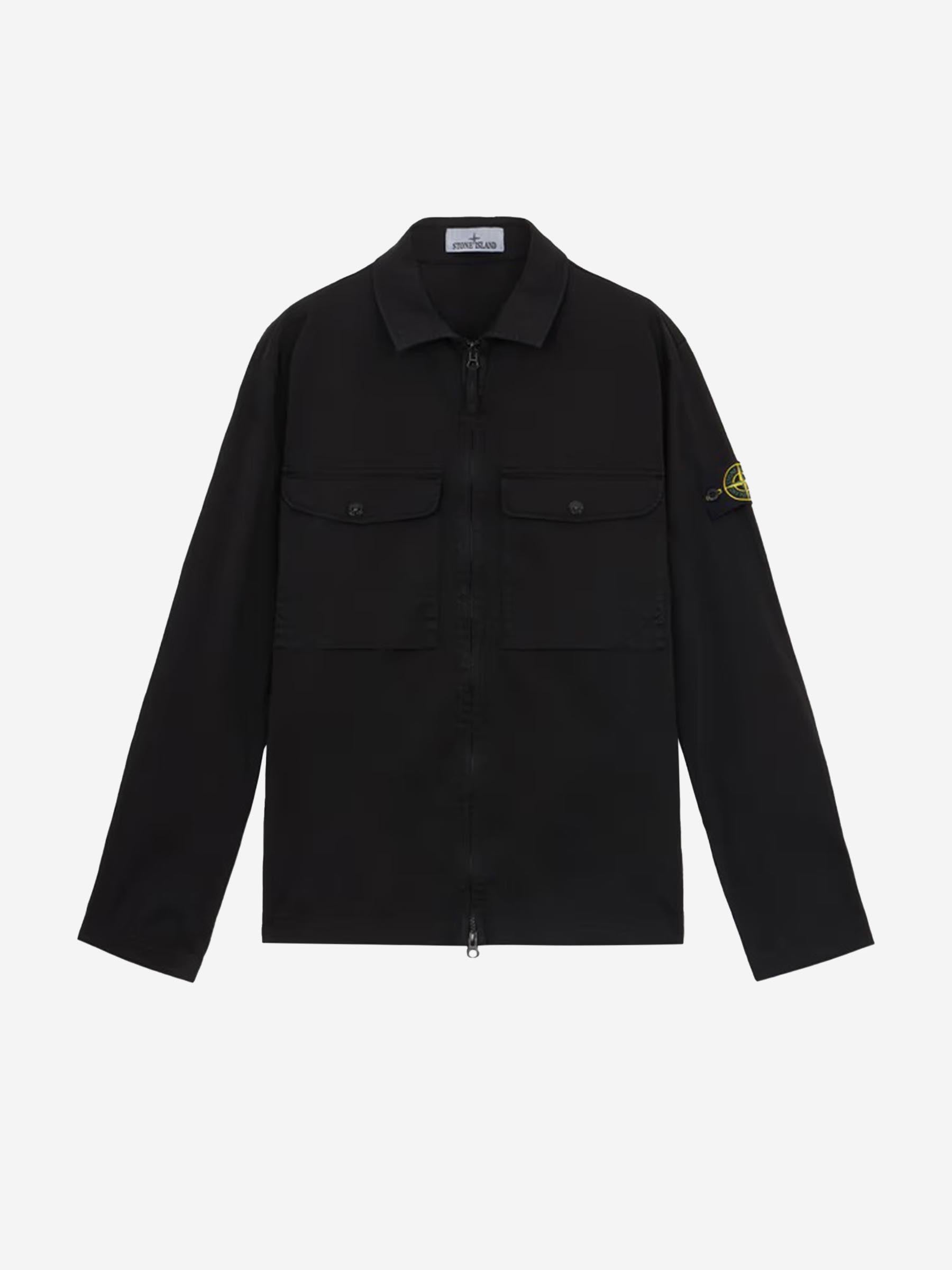 Stone Island – Logo Cotton Jacket Hombre 513-000042 01