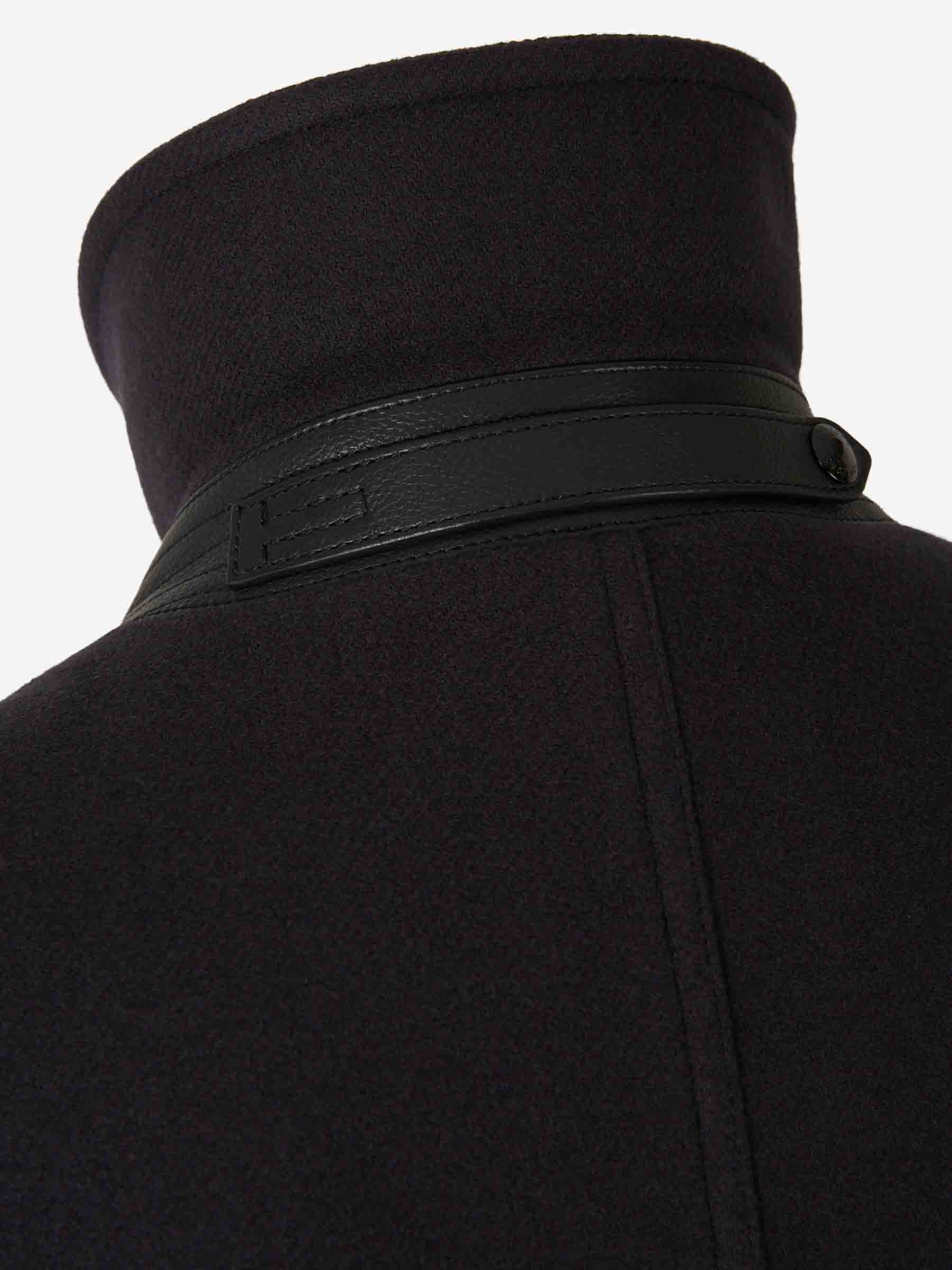 Tom Ford Hombre Barcelona Abrigo Corto Bolsillos color Azul Noche sku 513-000065 01 - Foto 6