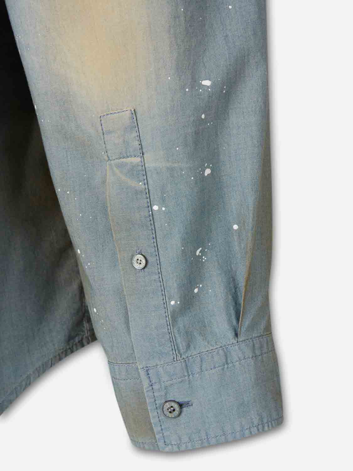 Acne Studios Hombre Barcelona Camisa Denim Oversized color Azul Denim Claro sku 513-000068 01 - Foto 4