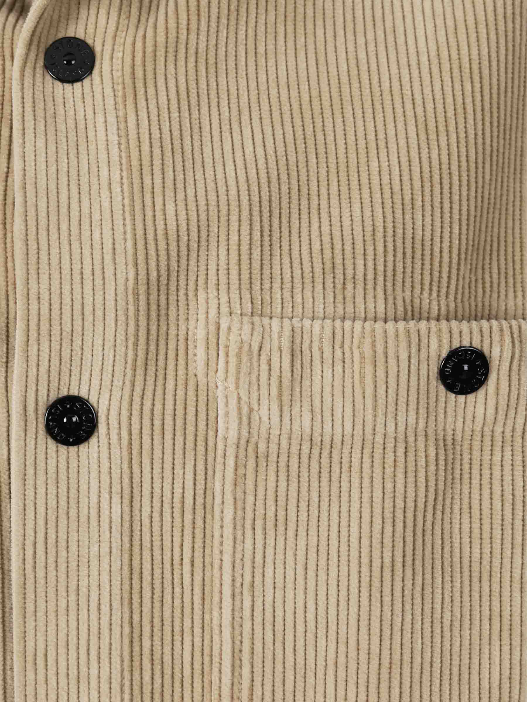 Stone Island Hombre Barcelona Sobrecamisa Pana color Camel sku 513-000073 01 - Foto 4
