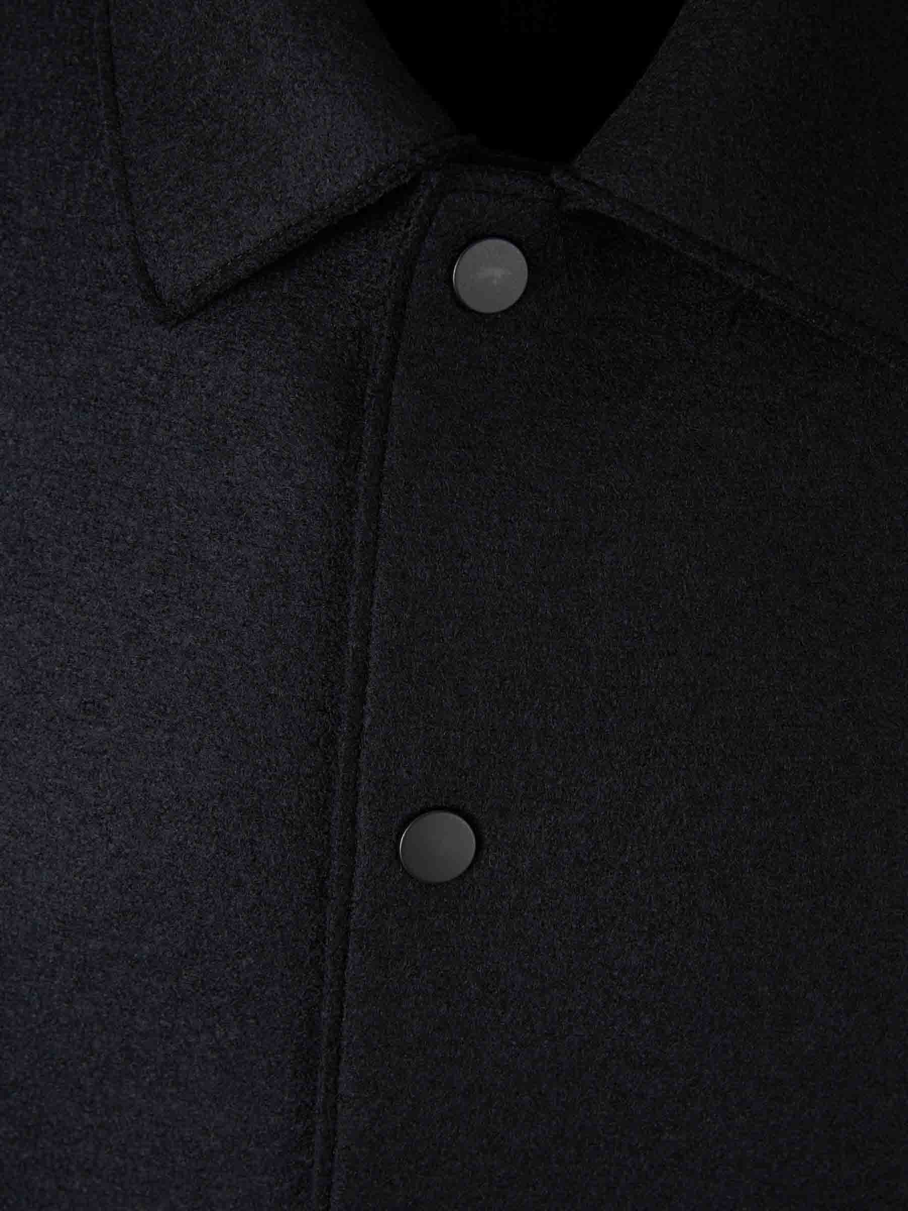 Harris Wharf Hombre Barcelona Chaqueta Camisera Lana color Azul Noche sku 513-000100 02 - Foto 3