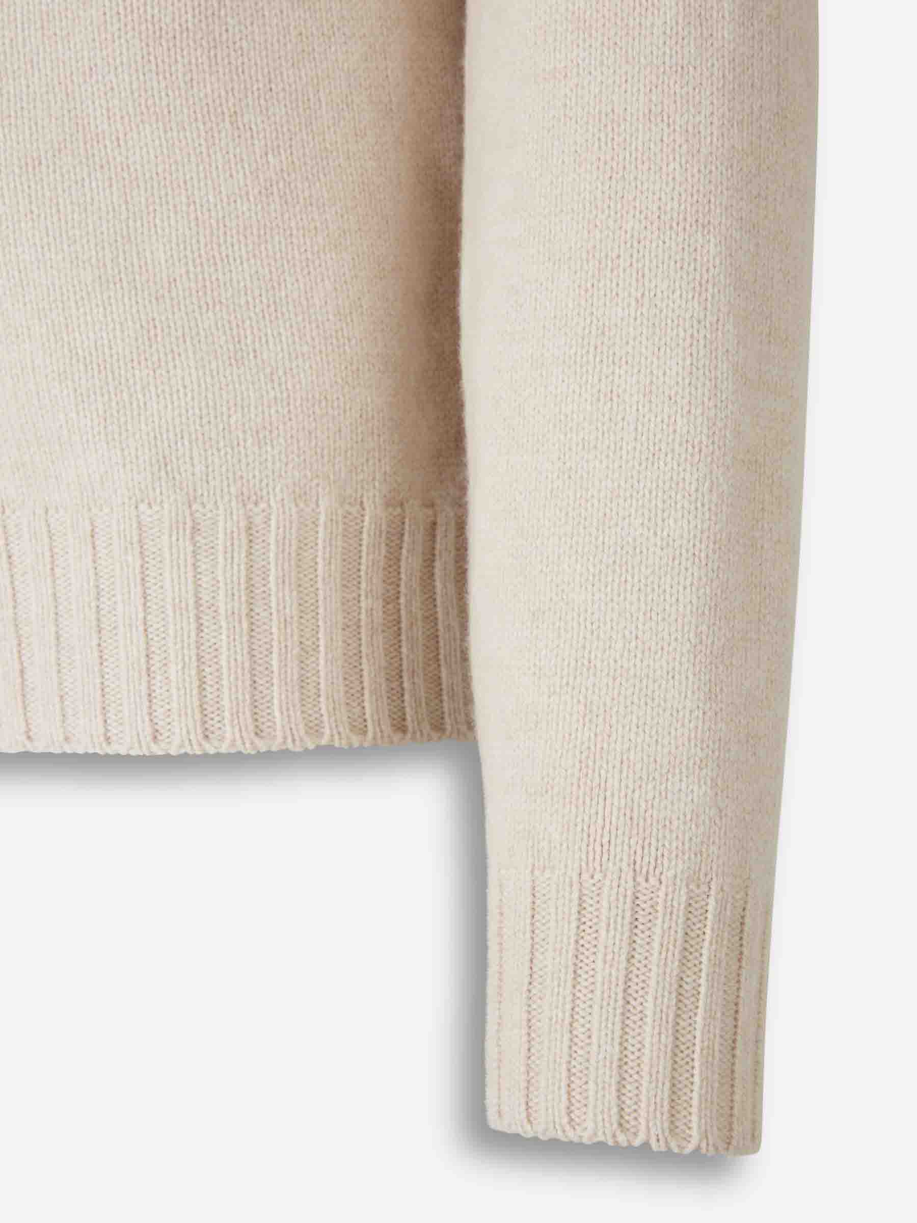Gran Sasso Hombre Barcelona Jersey Botones Lana color Beige sku 513-000104 01 - Foto 4