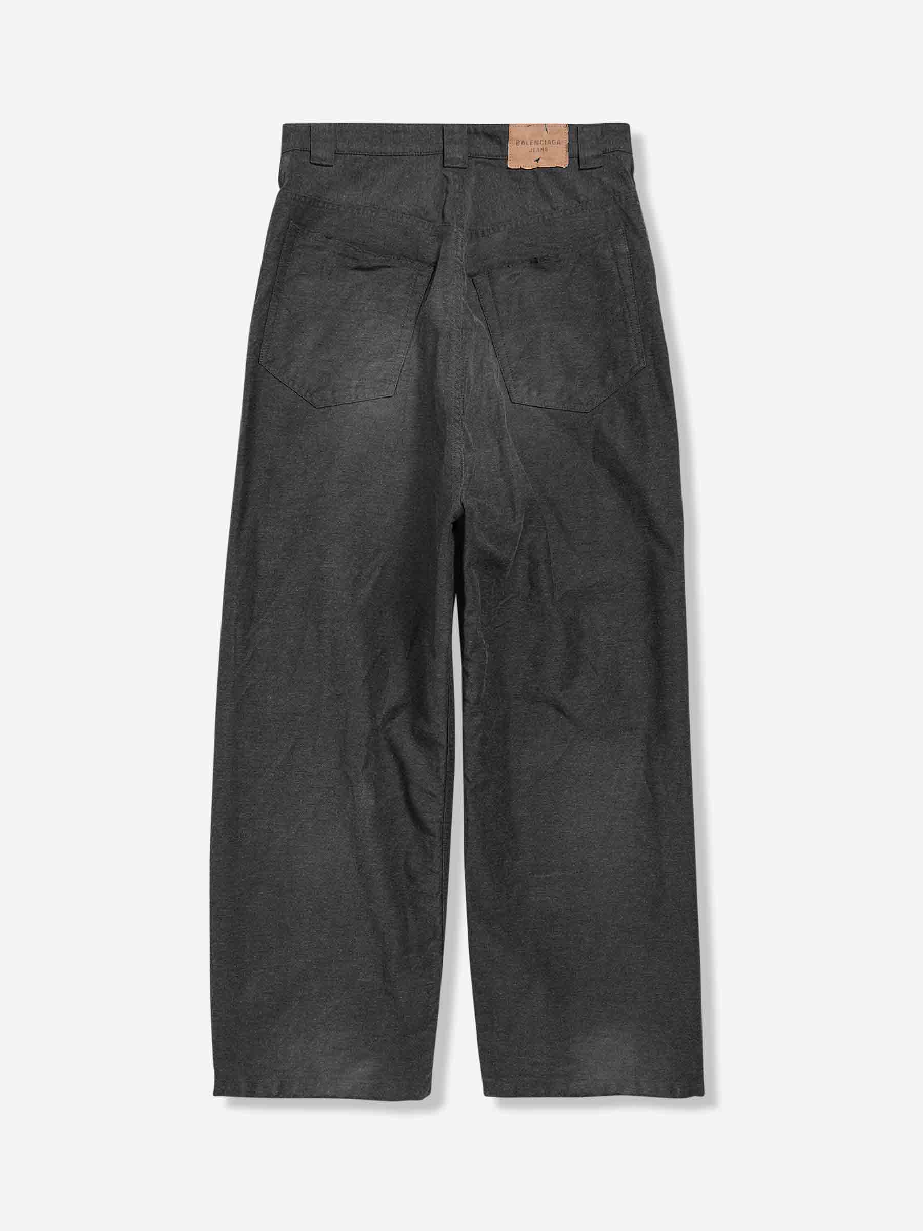 Balenciaga Hombre Barcelona Pantalones Trompe L'oeil color Gris Antracita sku 521-003354 01 - Foto 3