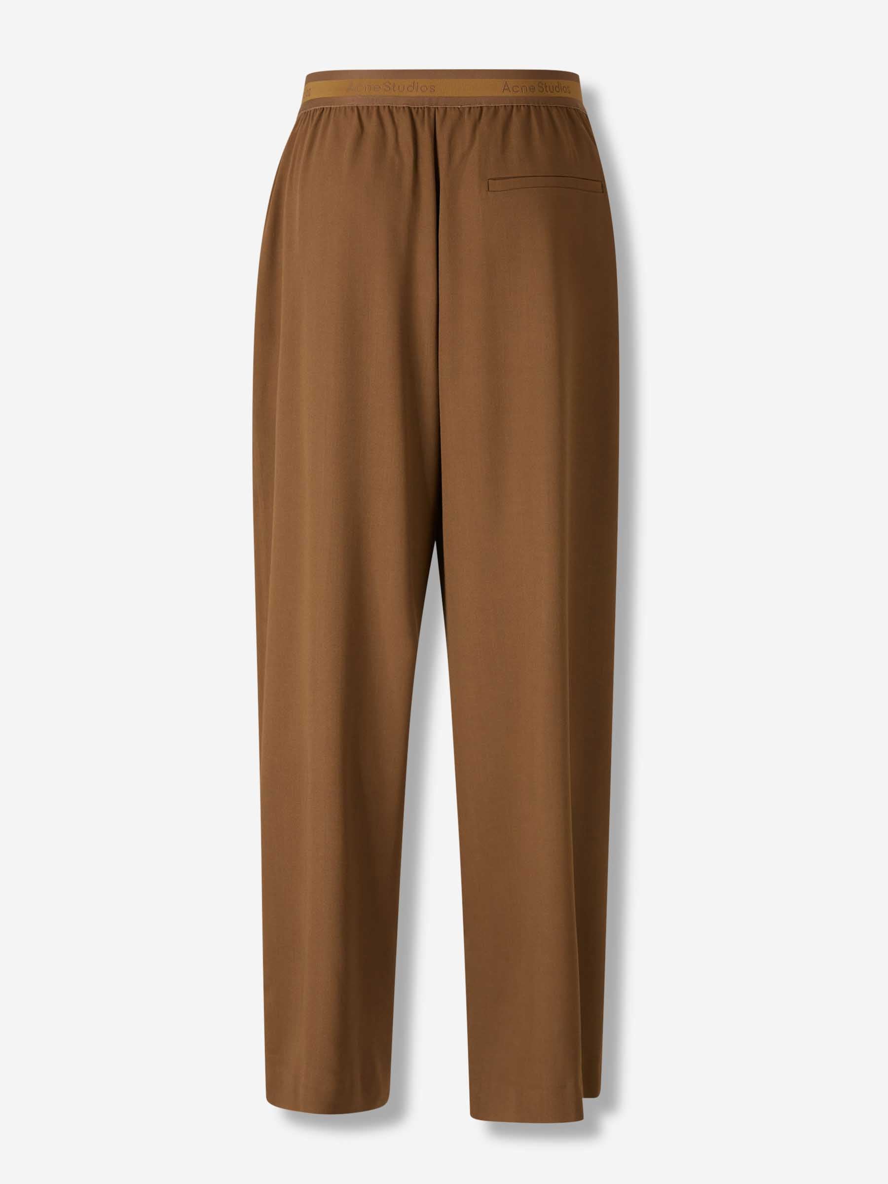 Acne Studios Hombre Barcelona Pantalones Anchos Lana color Marrón sku 521-003359 01 - Foto 3