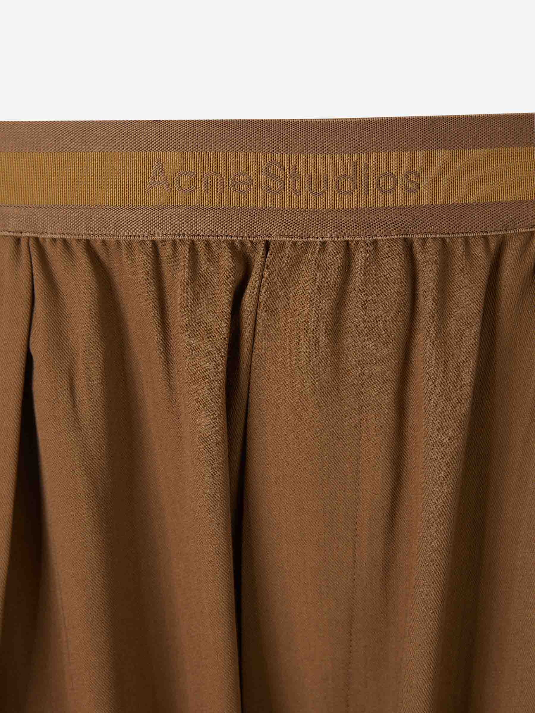Acne Studios Hombre Barcelona Pantalones Anchos Lana color Marrón sku 521-003359 01 - Foto 4