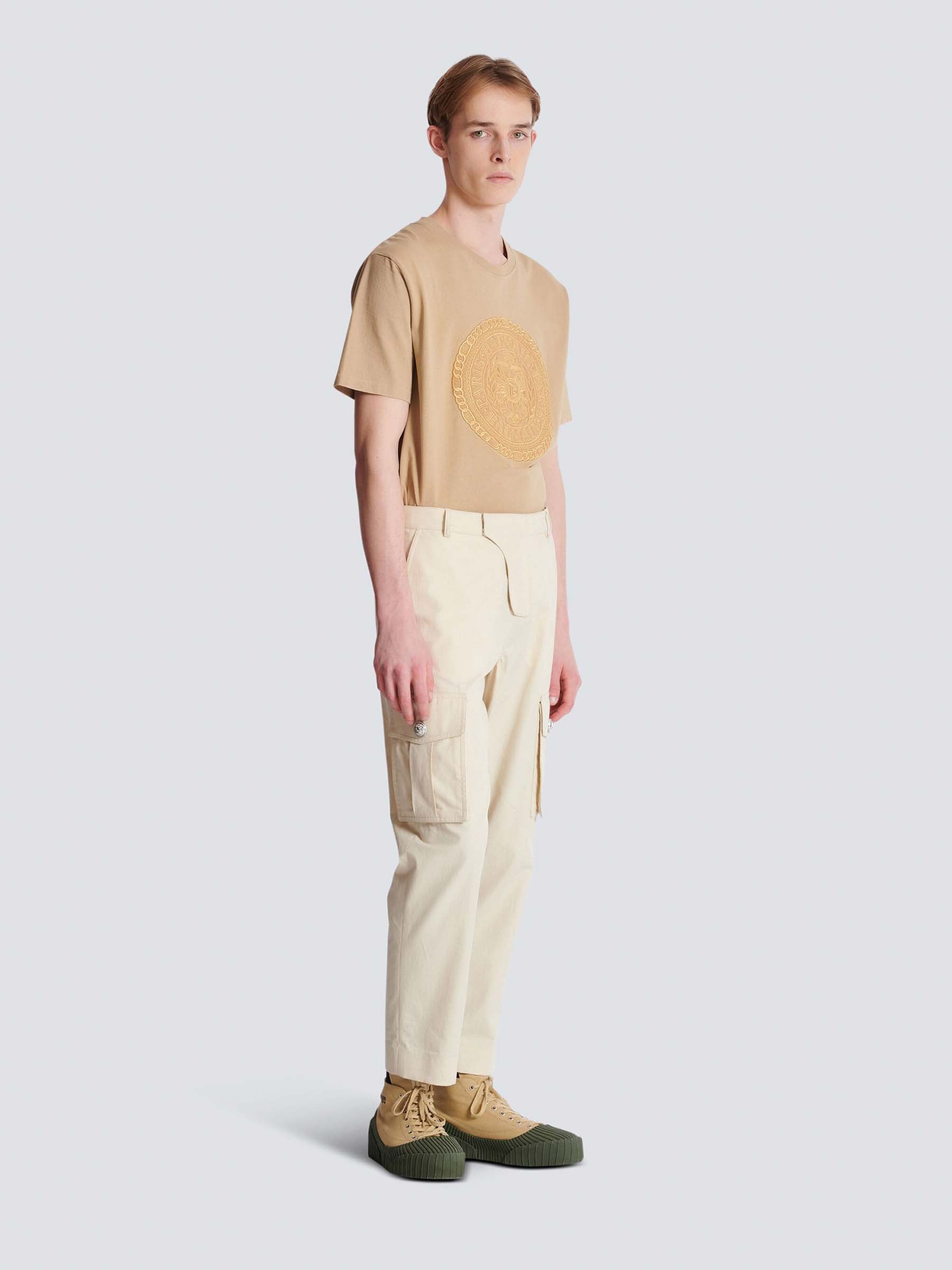 Balmain Hombre Barcelona Pantalones Cargo Algodón color Beige sku 521-003360 01 - Foto 3