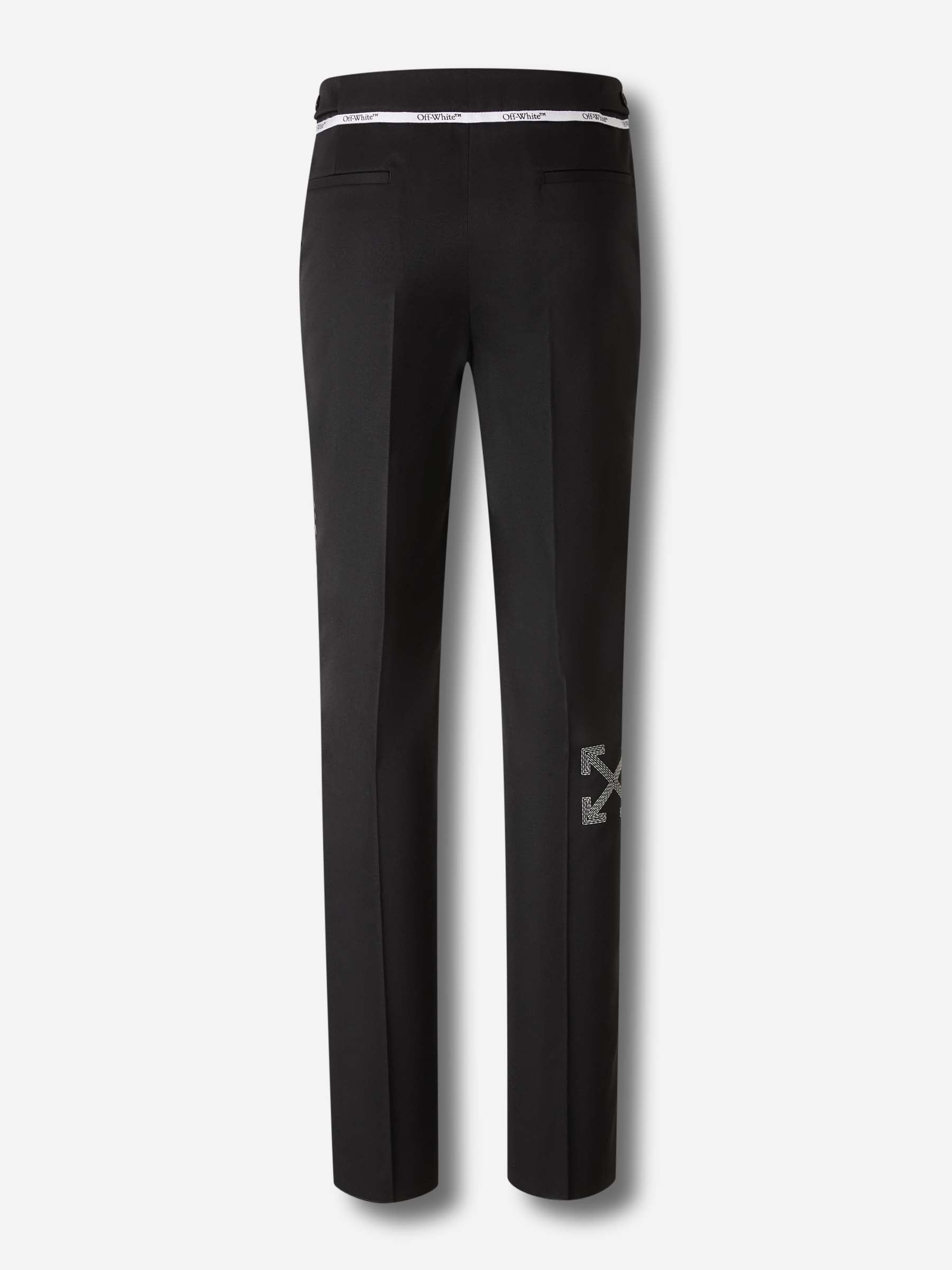 Off-White Hombre Barcelona Pantalones Rectos Lana color Negro sku 521-003376 01 - Foto 3
