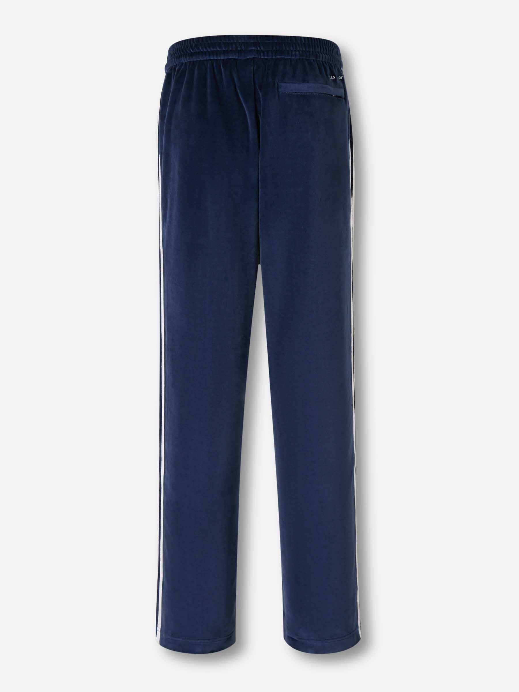 Adidas Wales Bonner Hombre Barcelona Joggers Rectos Terciopelo color Azul Marino sku 521-003440 01 - Foto 3