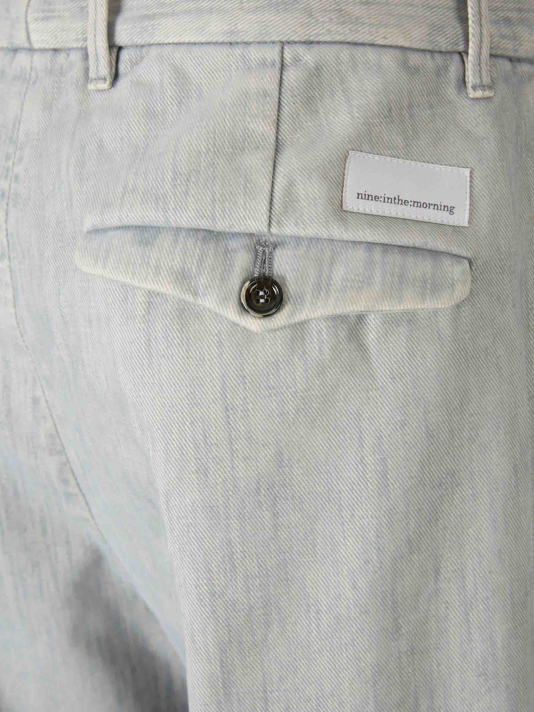 Nine in the morning Hombre Barcelona Pantalones Anchos color Gris Claro sku 521-003500 02 - Foto 4