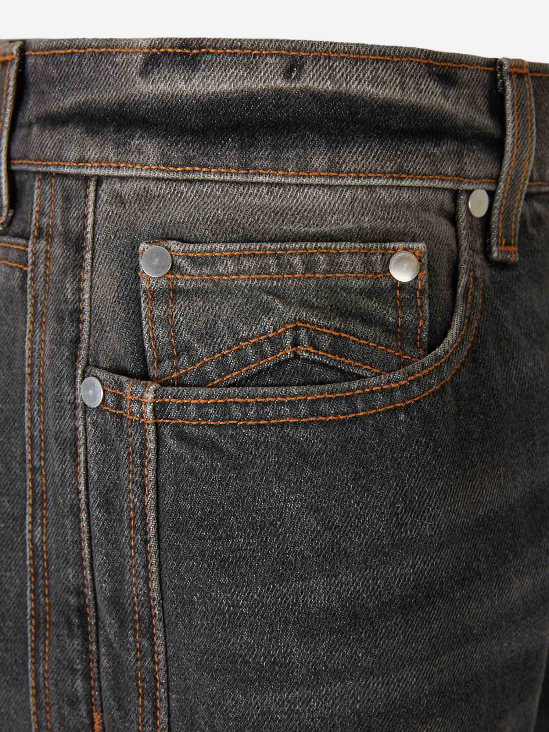 Rhude Hombre Barcelona Jeans Slim Traxedo color Negro sku 522-002847 01 - Foto 4