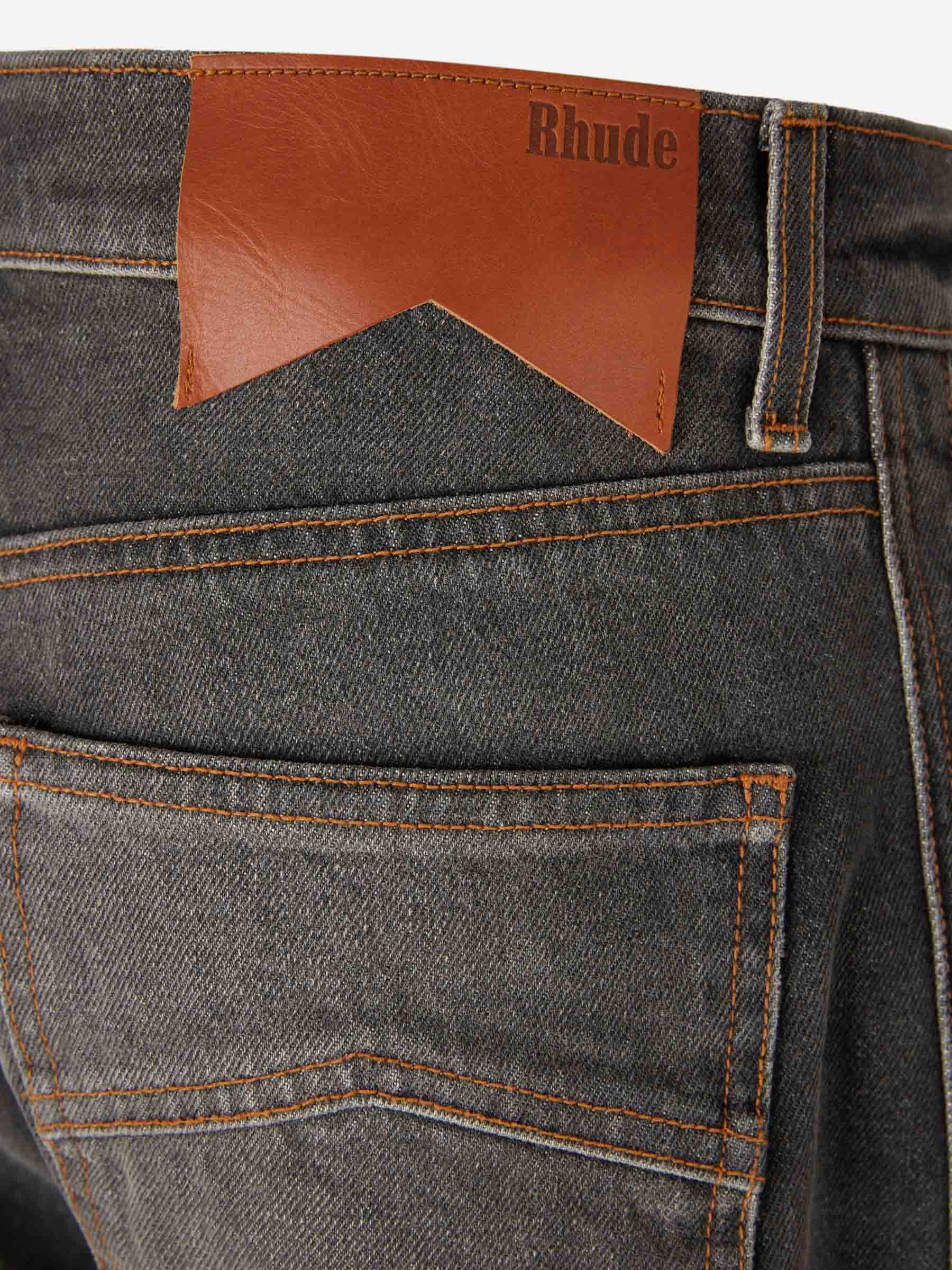 Rhude Hombre Barcelona Jeans Slim Traxedo color Negro sku 522-002847 01 - Foto 5