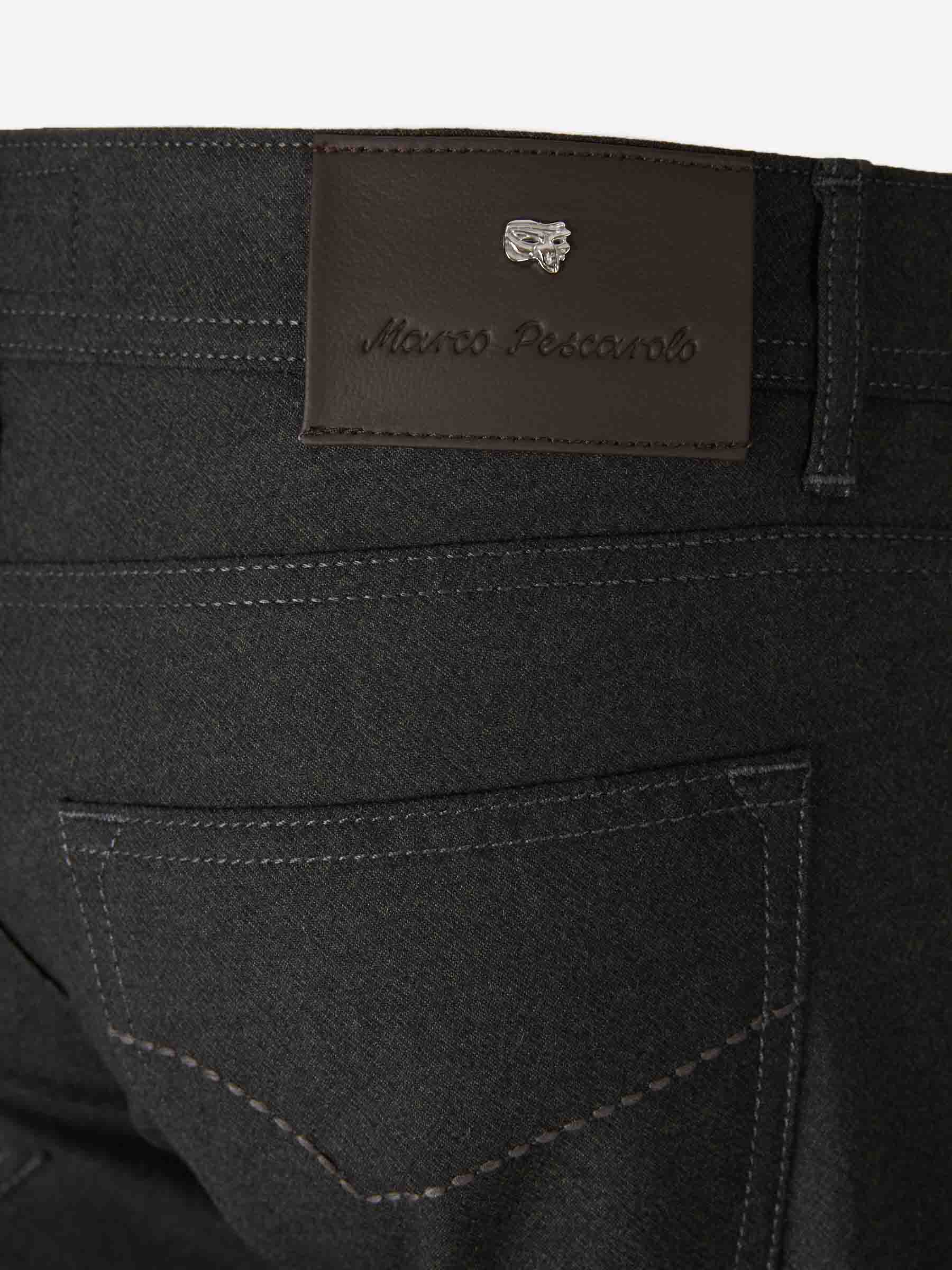 Marco Pescarolo Hombre Barcelona Pantalones Vestir Rectos color Verde Jungla sku 522-002887 02 - Foto 4