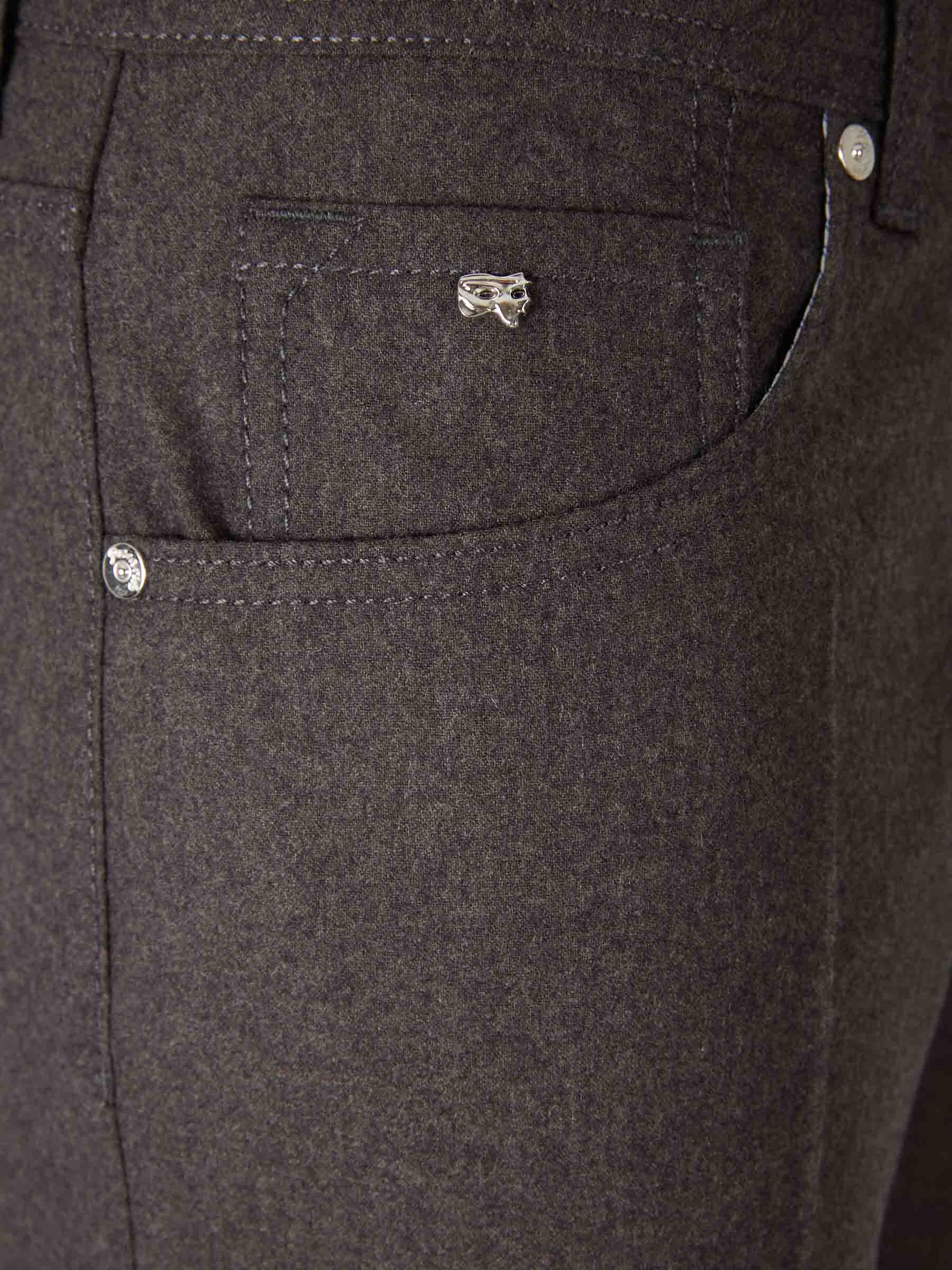 Marco Pescarolo Hombre Barcelona Pantalones Vestir Rectos color Marrón Oscuro sku 522-002887 04 - Foto 3