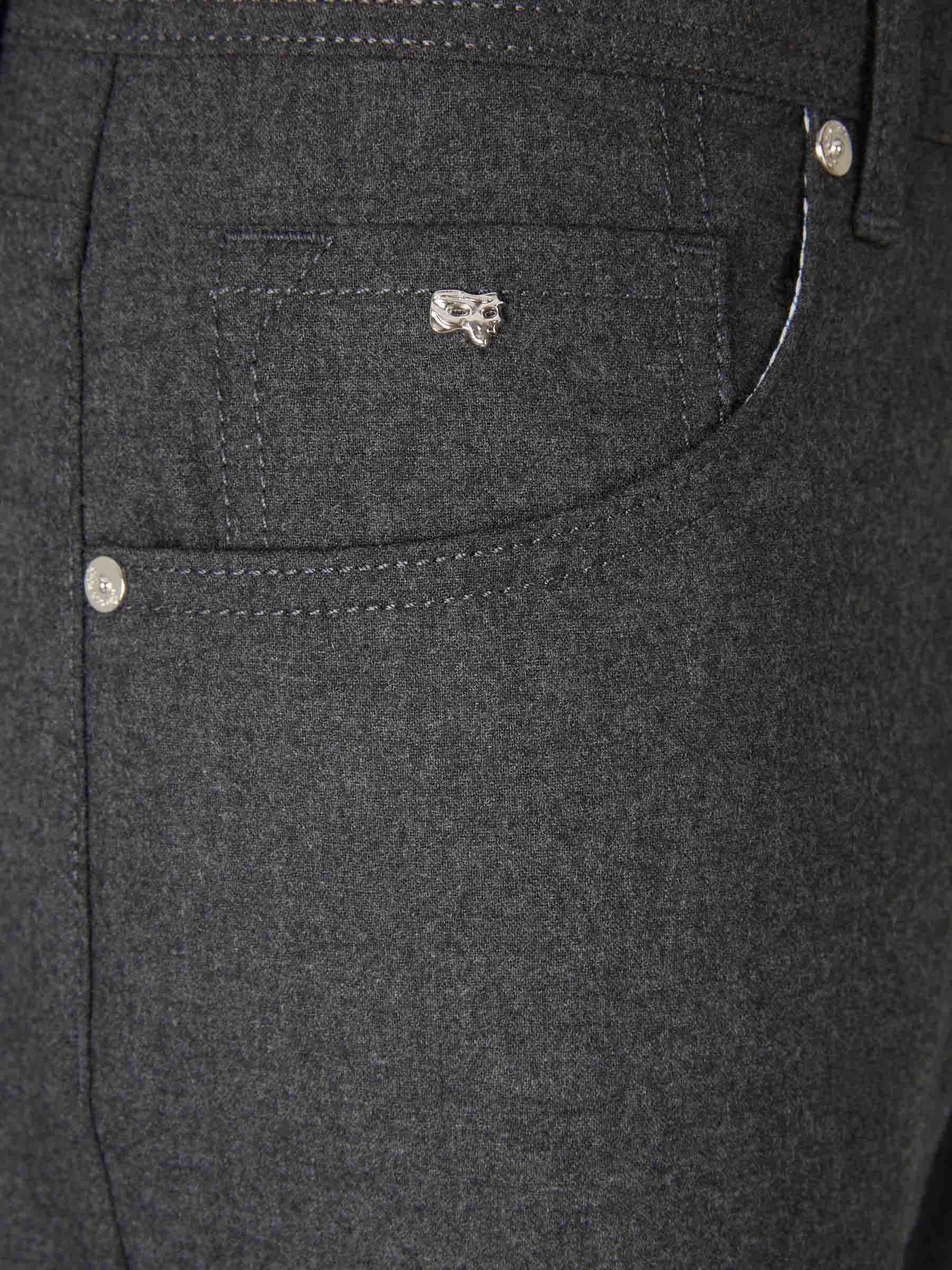 Marco Pescarolo Hombre Barcelona Pantalones Vestir Rectos color Gris Oscuro sku 522-002887 05 - Foto 3