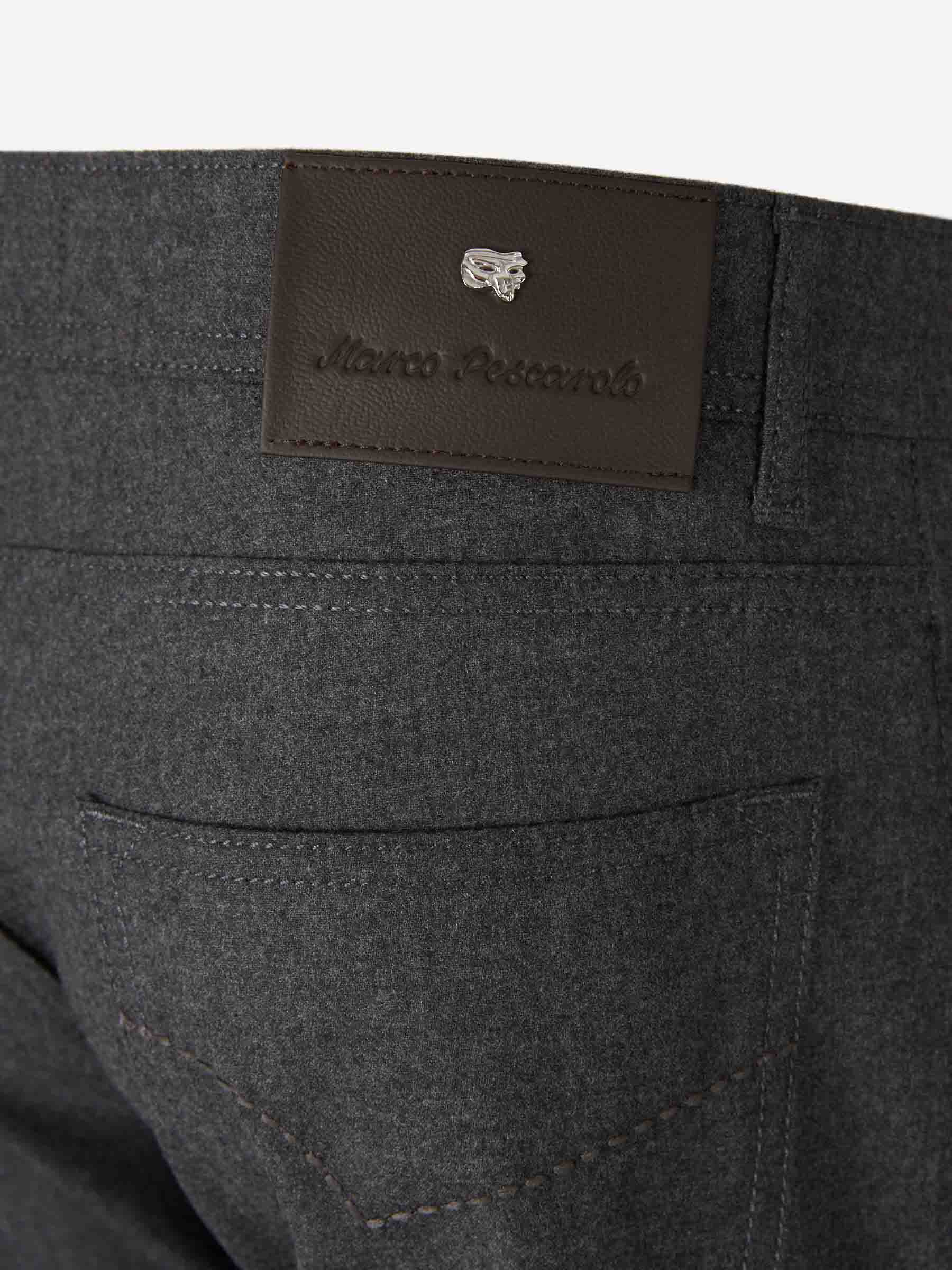 Marco Pescarolo Hombre Barcelona Pantalones Vestir Rectos color Gris Oscuro sku 522-002887 05 - Foto 4