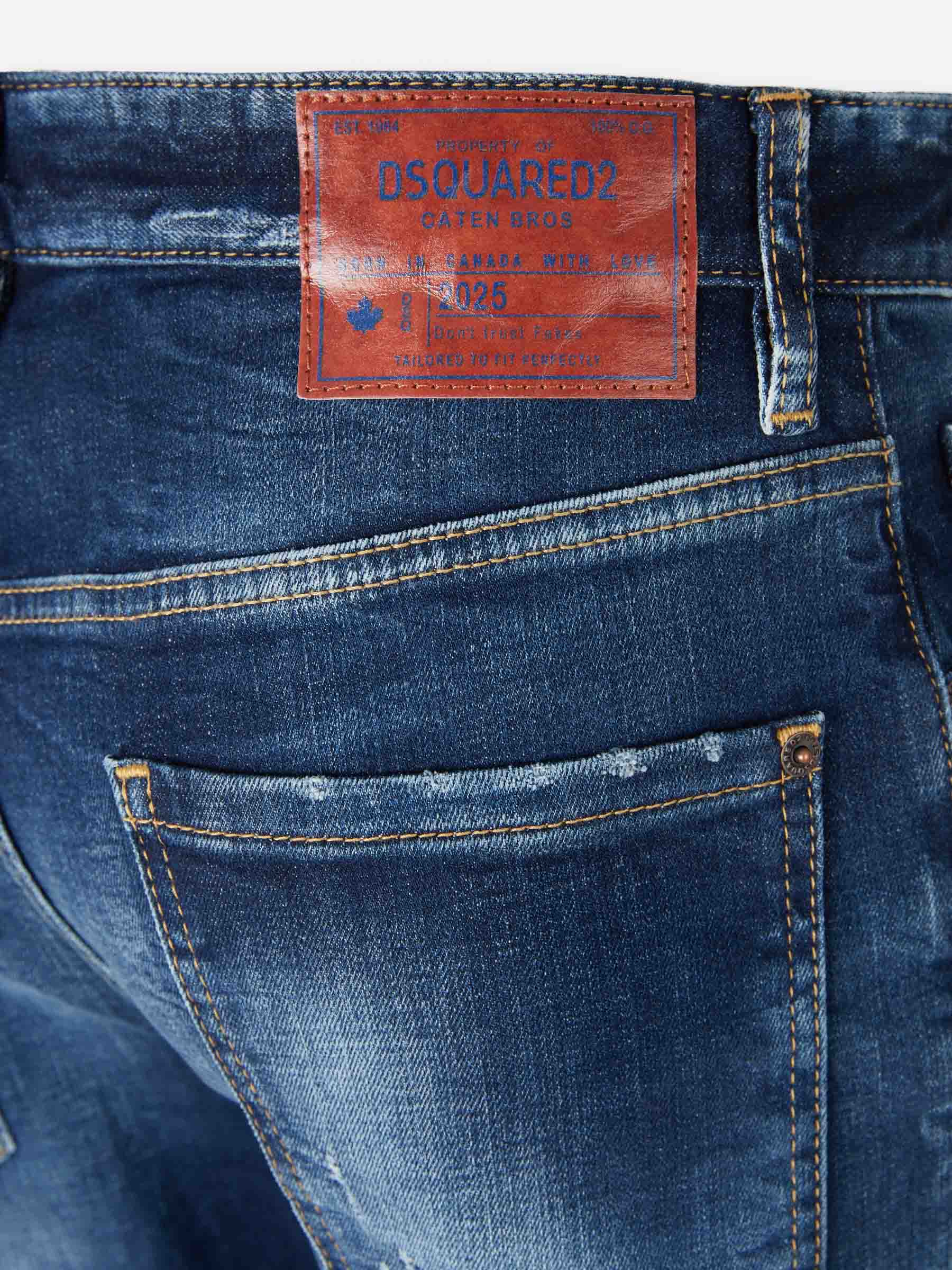 Dsquared2 Hombre Barcelona Jeans Doble Cintura color Azul Denim Oscuro sku 522-002918 01 - Foto 5