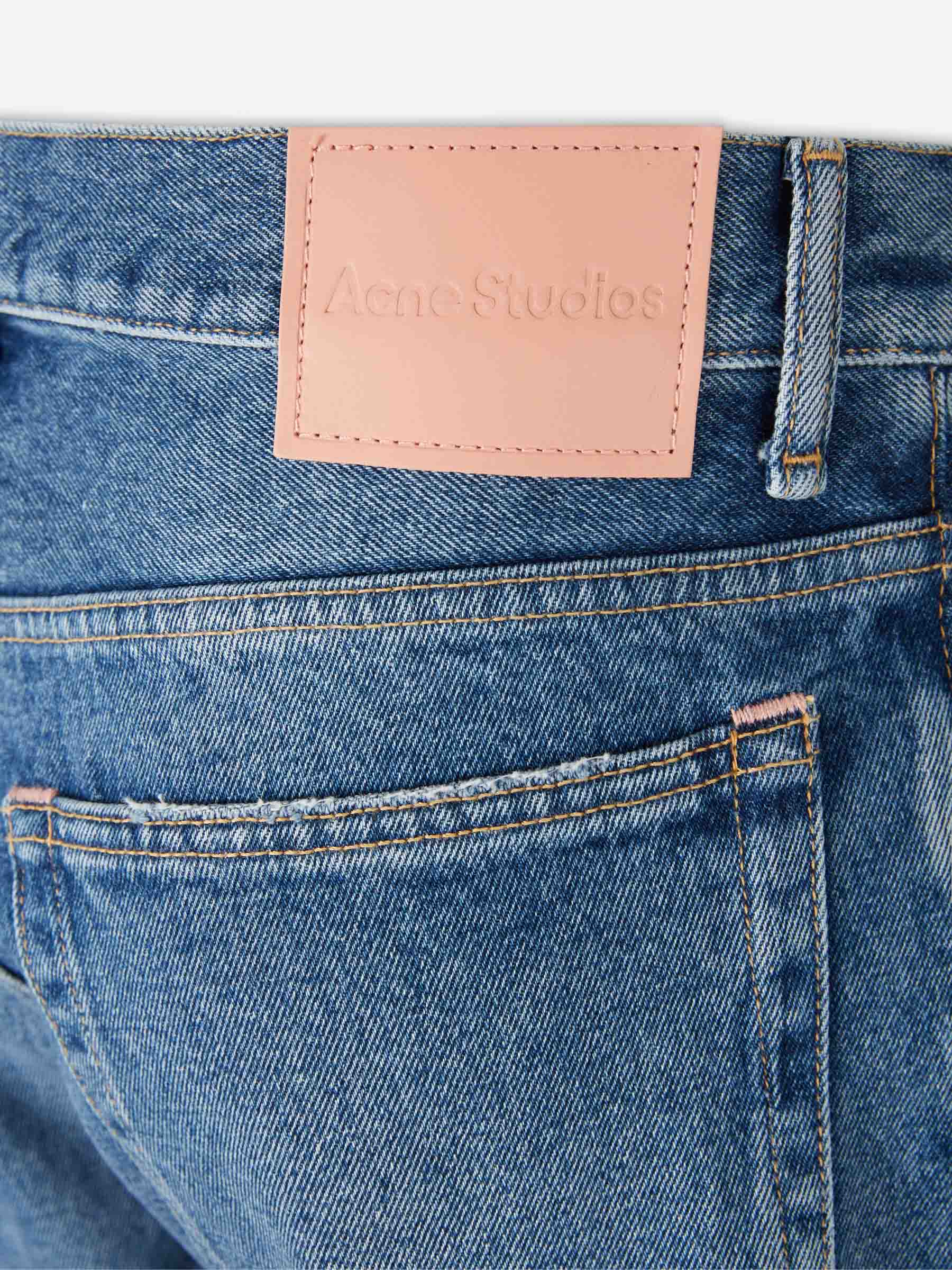 Acne Studios Hombre Barcelona Jeans rectos color Azul Denim sku 522-002933 01 - Foto 4