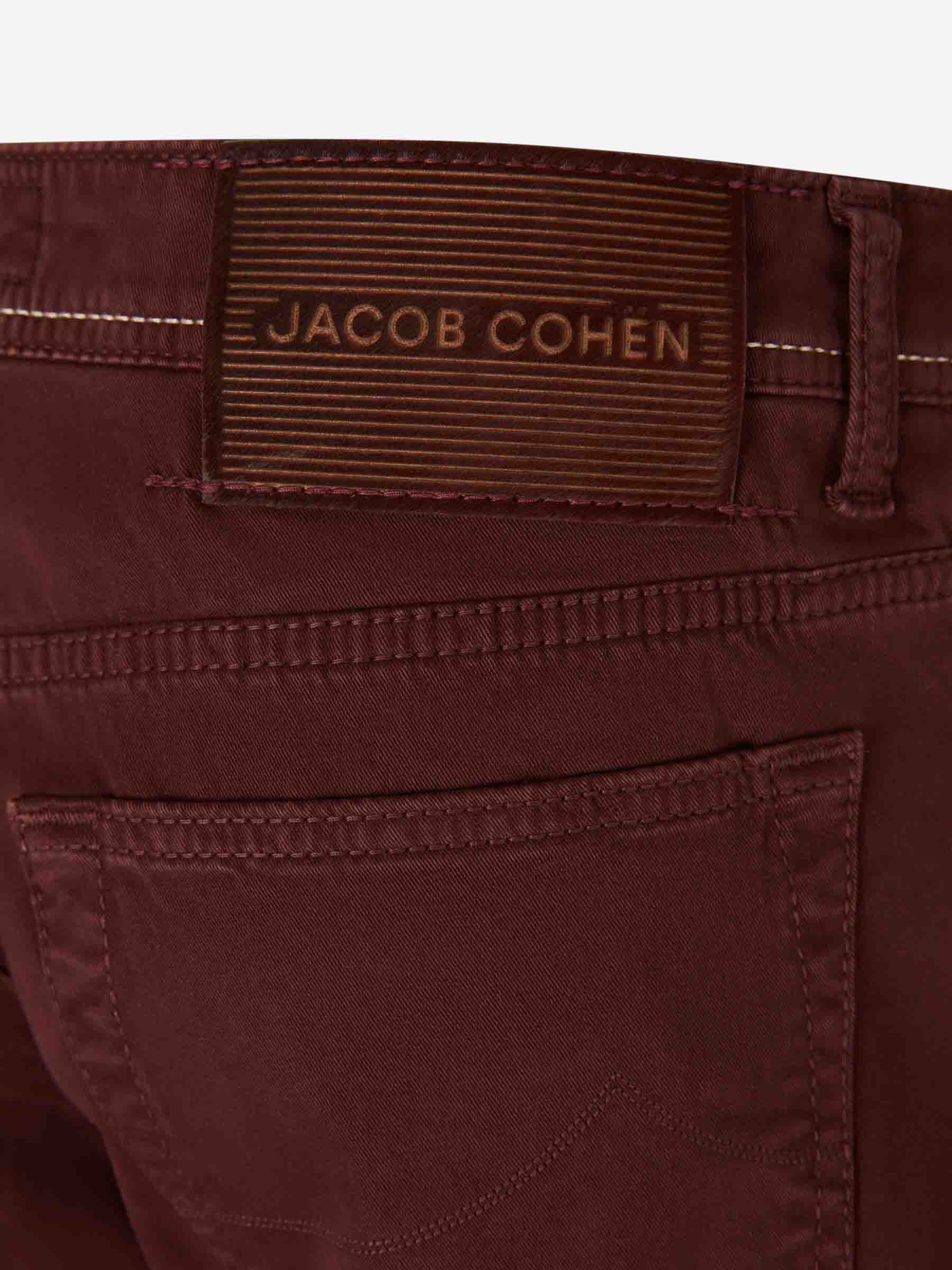 Jacob Cohën Hombre Barcelona Pantalones Rectos Bard color Burdeos sku 522-002953 06 - Foto 4