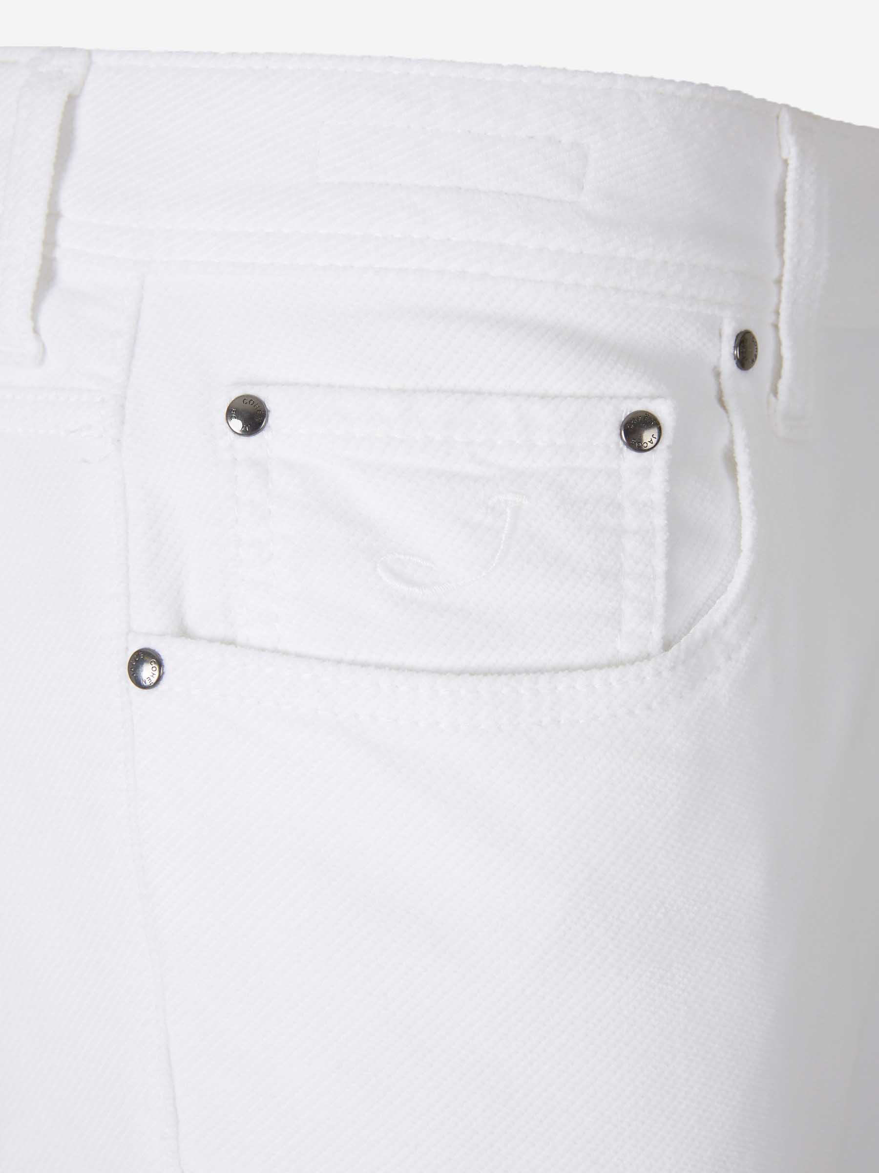 Jacob Cohën Hombre Barcelona Jeans Slim Fit color Blanco sku 522-002960 04 - Foto 3