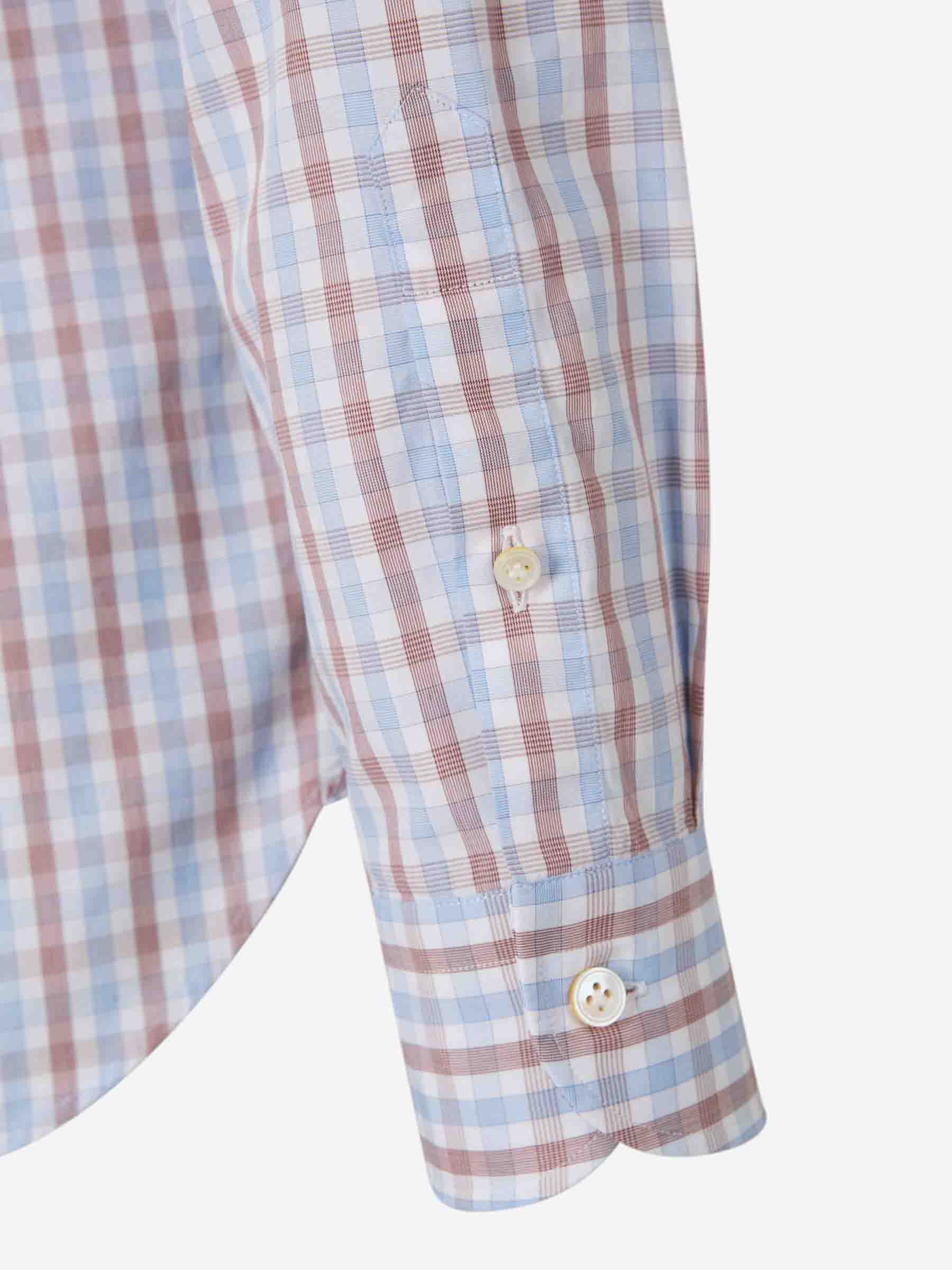 Vincenzo di Ruggiero Hombre Barcelona Camisa Cuadros Algodón color Multicolor sku 531-006404 01 - Foto 4