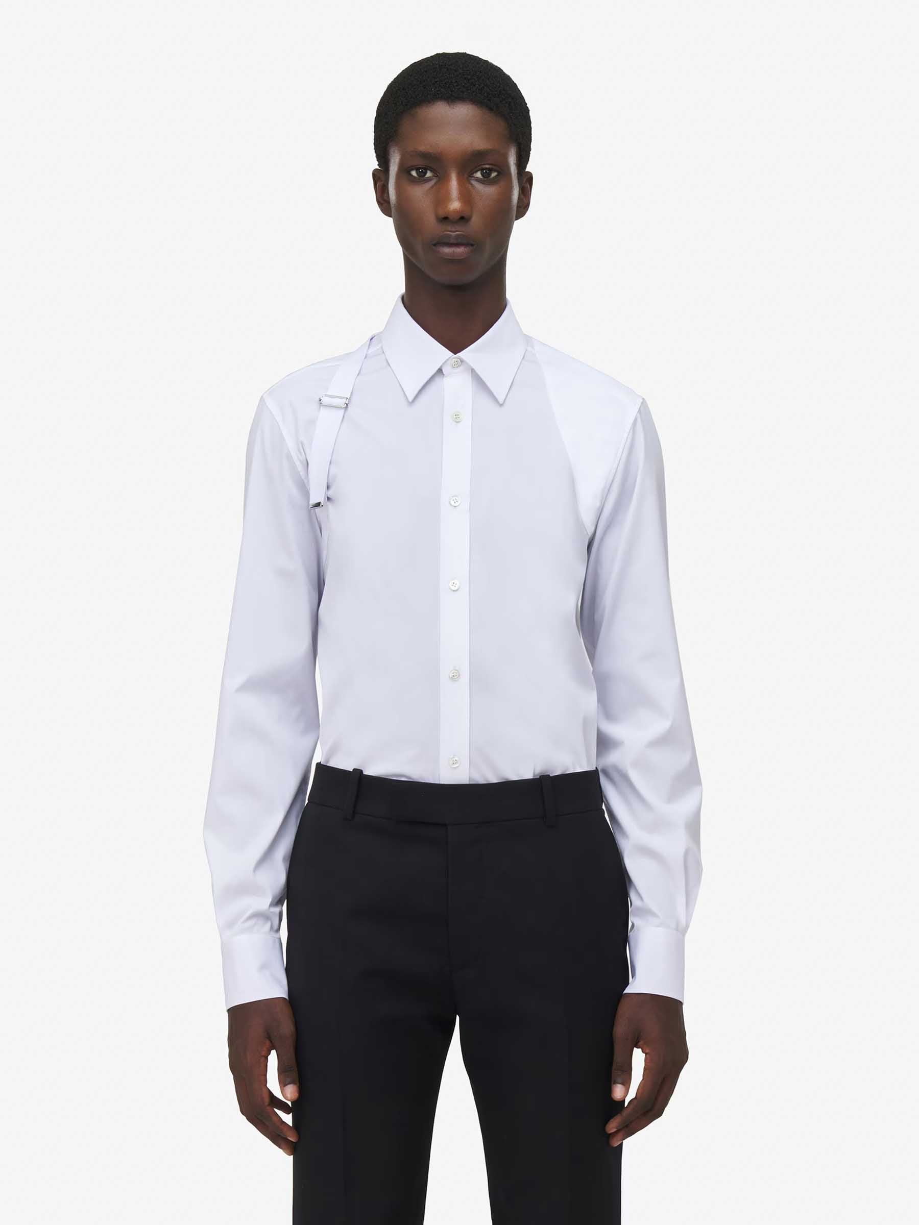 McQueen Hombre Barcelona Camisa Harness color Blanco sku 531-006511 02 - Foto 4