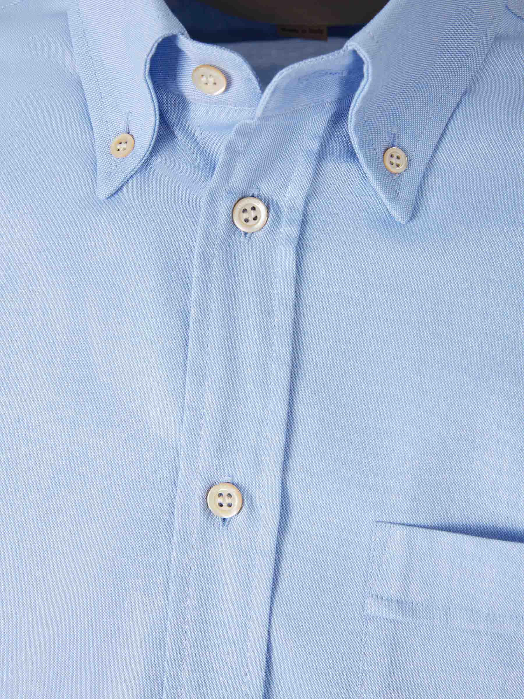 Valentino Hombre Barcelona Camisa Algodón Bolsillo color Azul Celeste sku 531-006515 01 - Foto 3