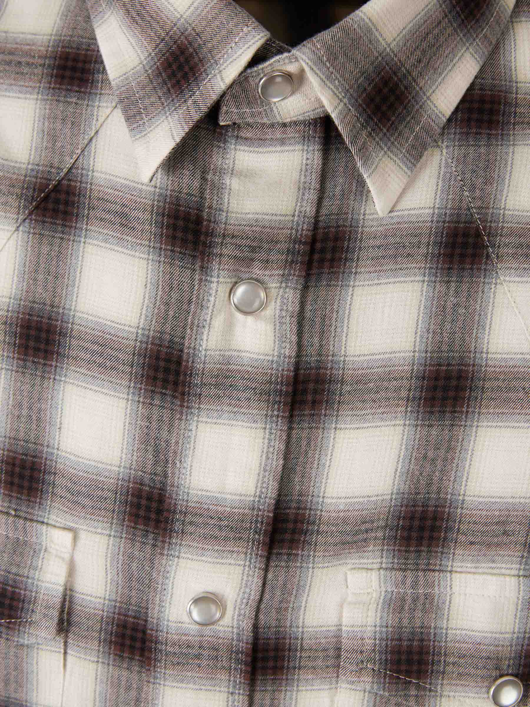 Tom Ford Hombre Barcelona Camisa Motivo Cuadros color Crema sku 531-006519 01 - Foto 3