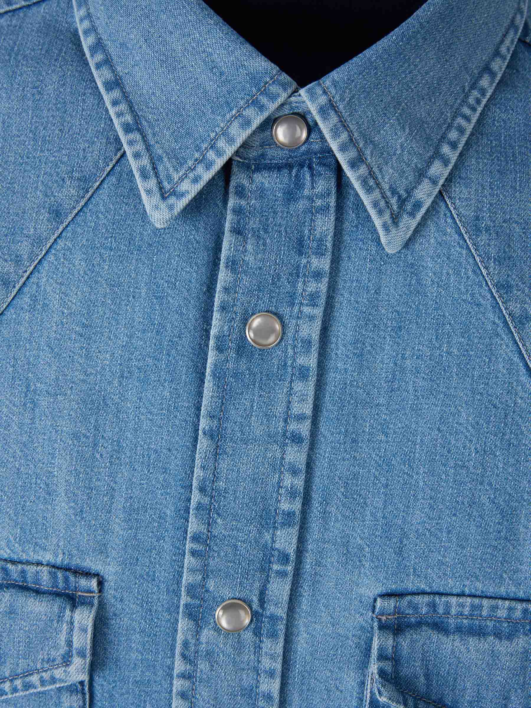 Tom Ford Hombre Barcelona Camisa Denim color Azul sku 531-006520 01 - Foto 3