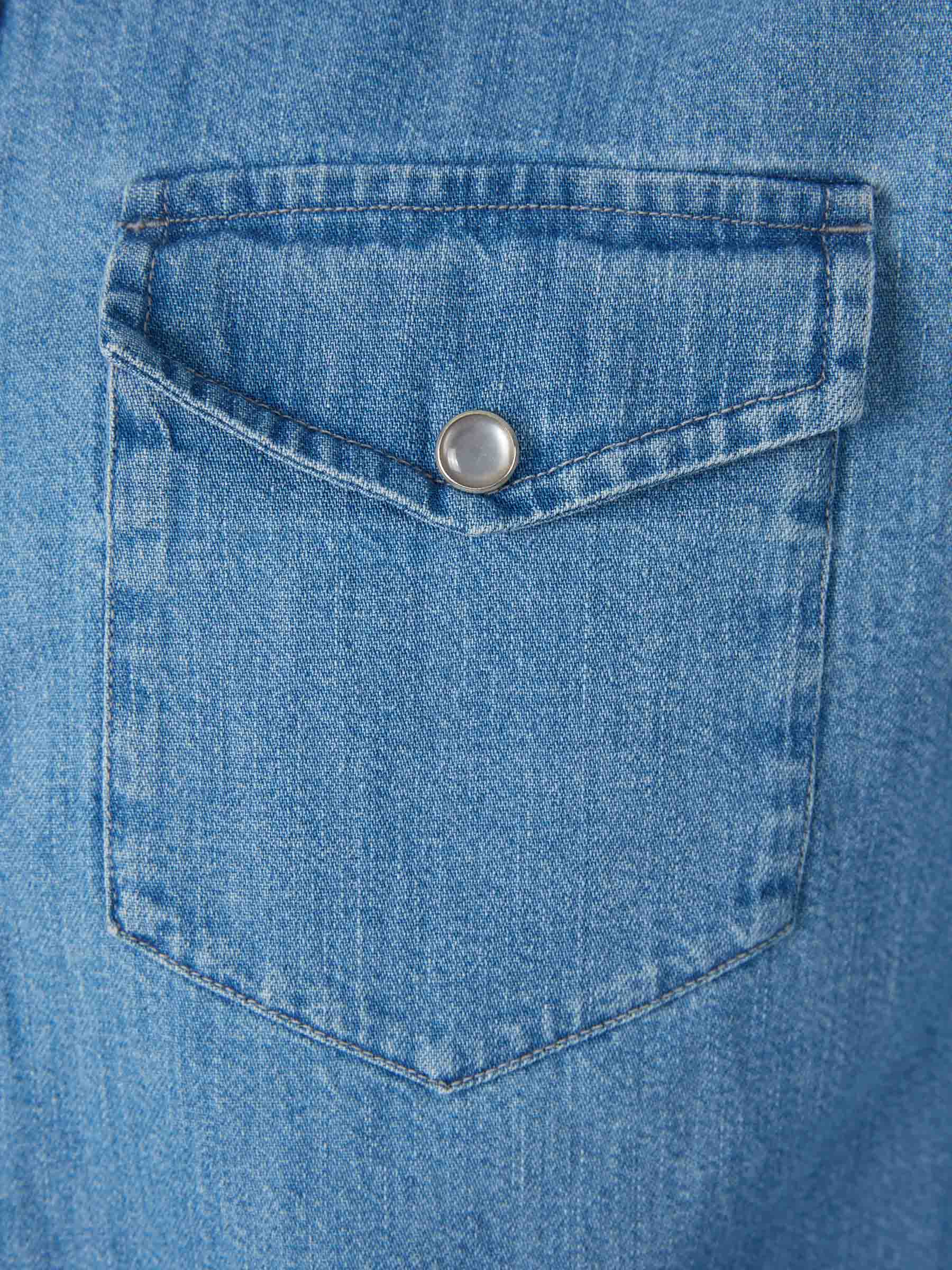 Tom Ford Hombre Barcelona Camisa Denim color Azul sku 531-006520 01 - Foto 4