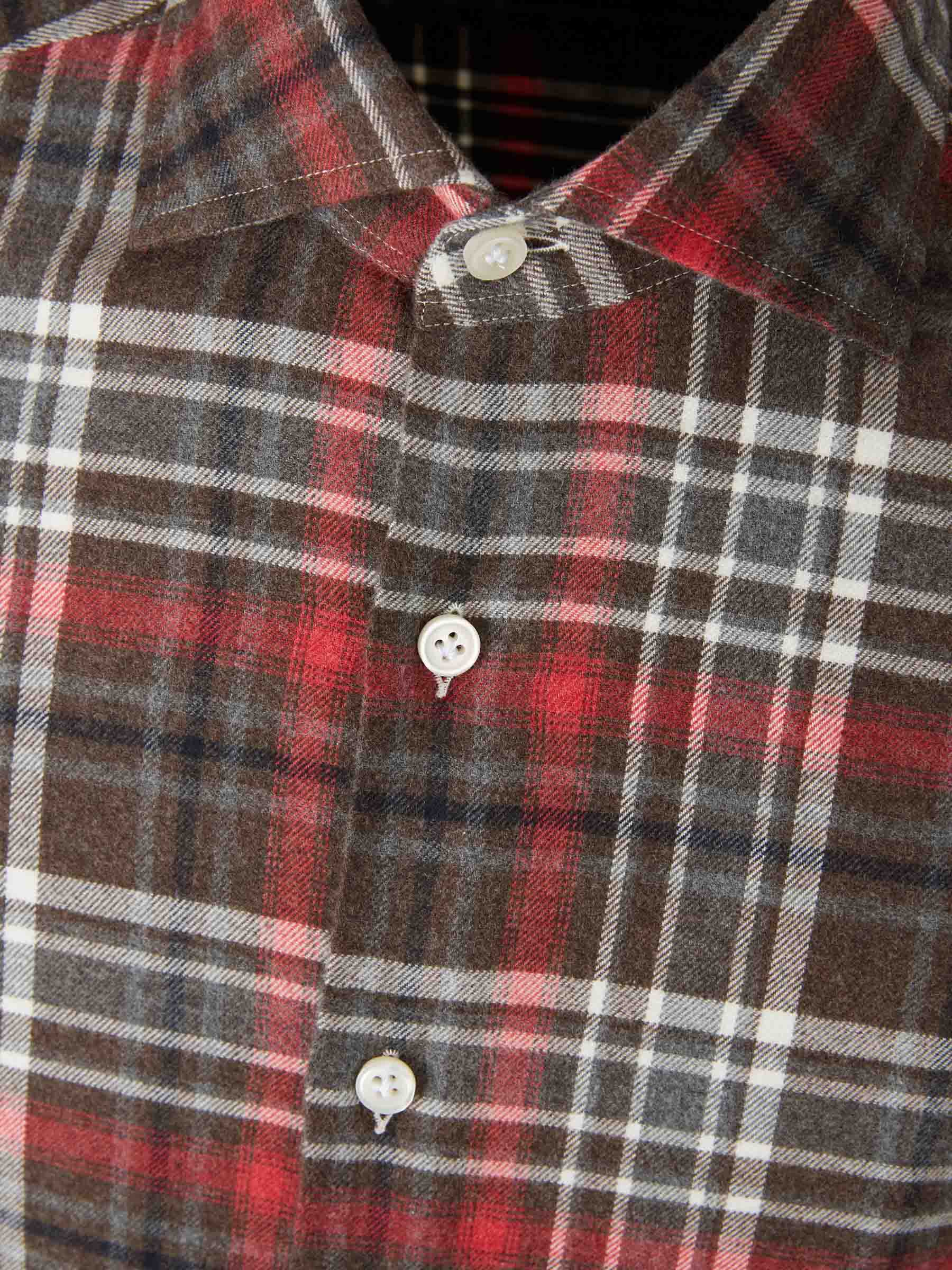 Santa Eulalia Hombre Barcelona Camisa Motivo Cuadros color Rojo sku 531-006534 01 - Foto 3