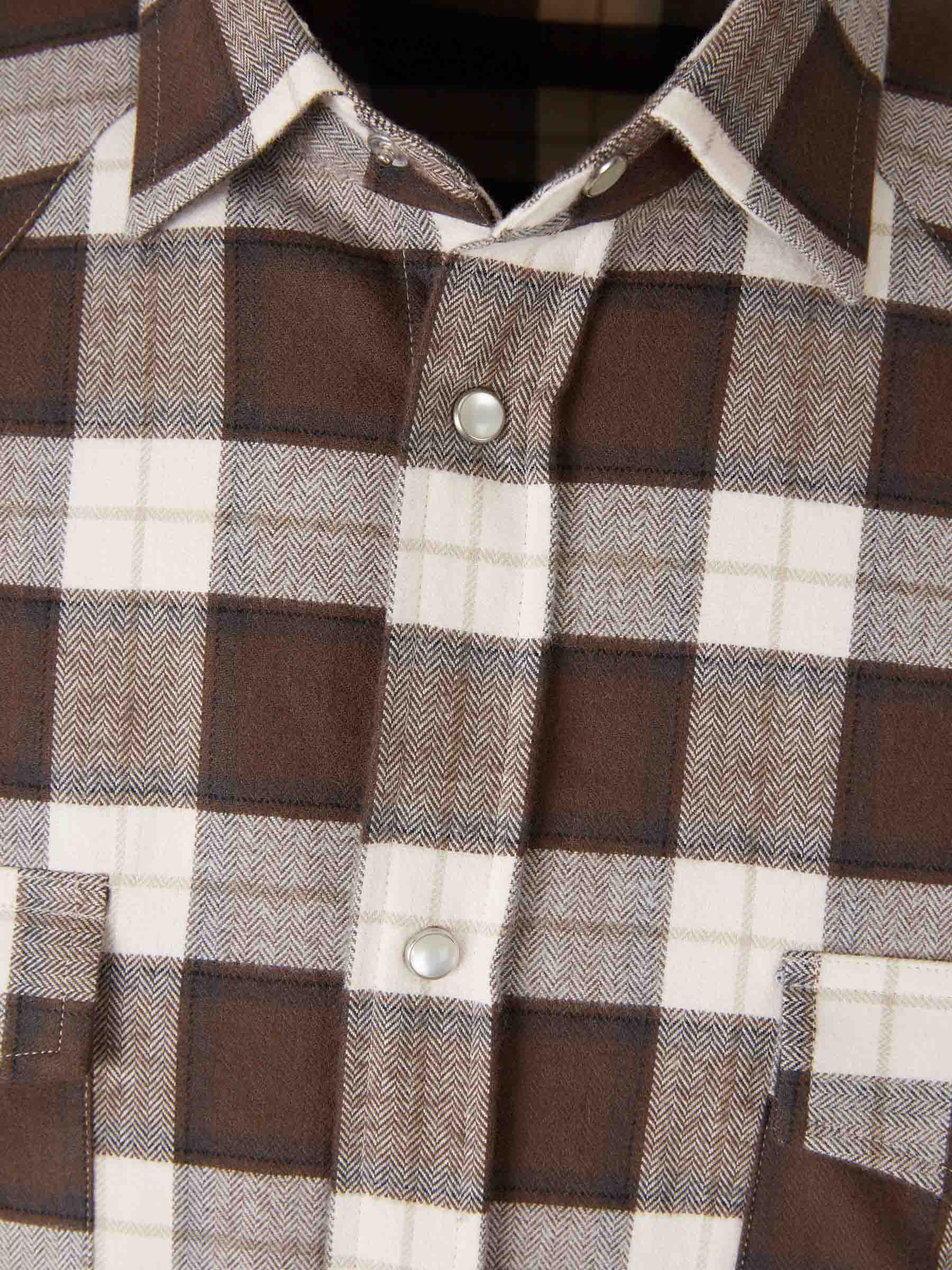 Santa Eulalia Hombre Barcelona Camisa Cuadros Algodón color Marrón sku 531-006535 01 - Foto 3