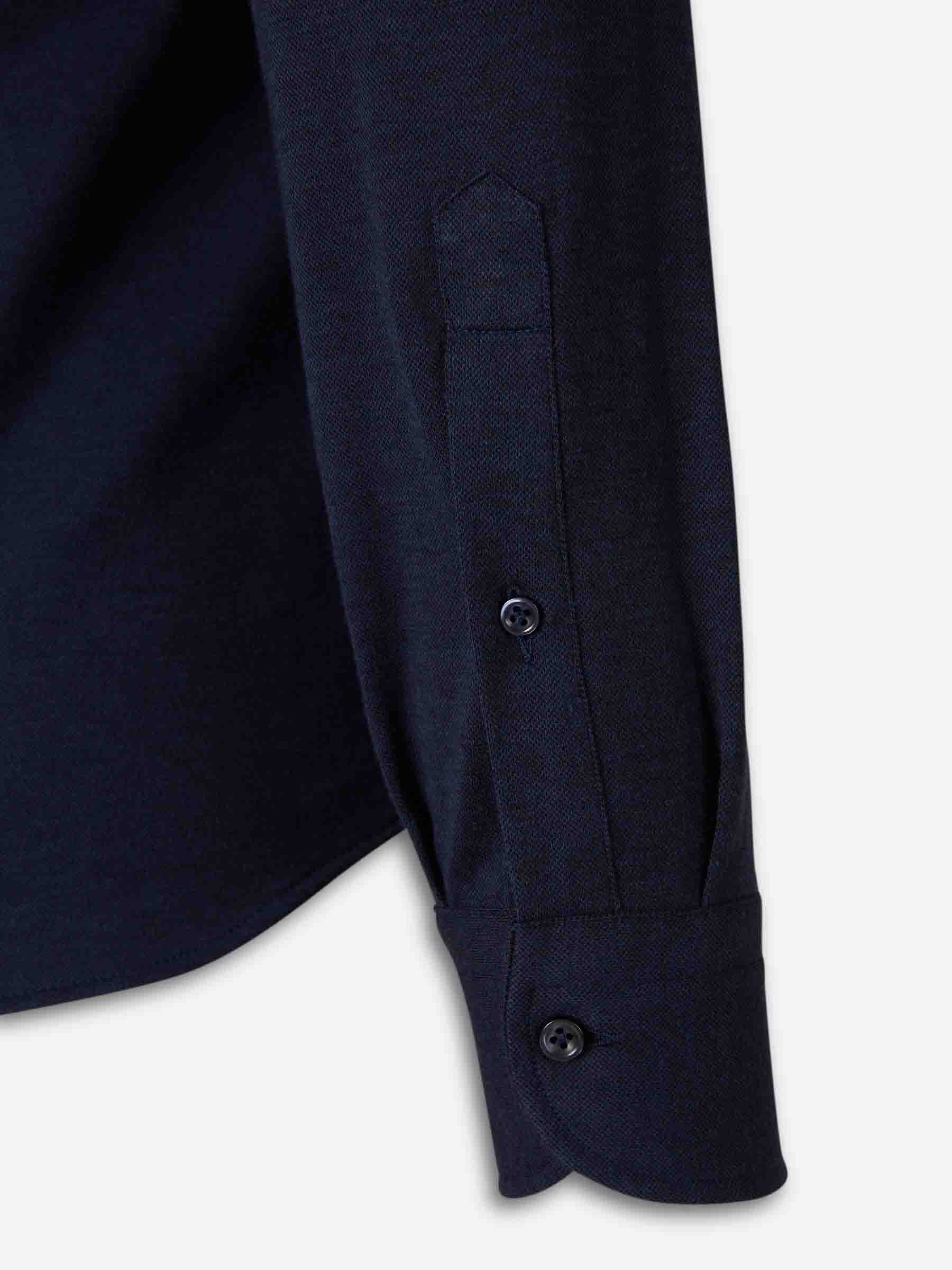 Santa Eulalia Hombre Barcelona Camisa Lisa Algodón color Azul Marino sku 531-006541 02 - Foto 4