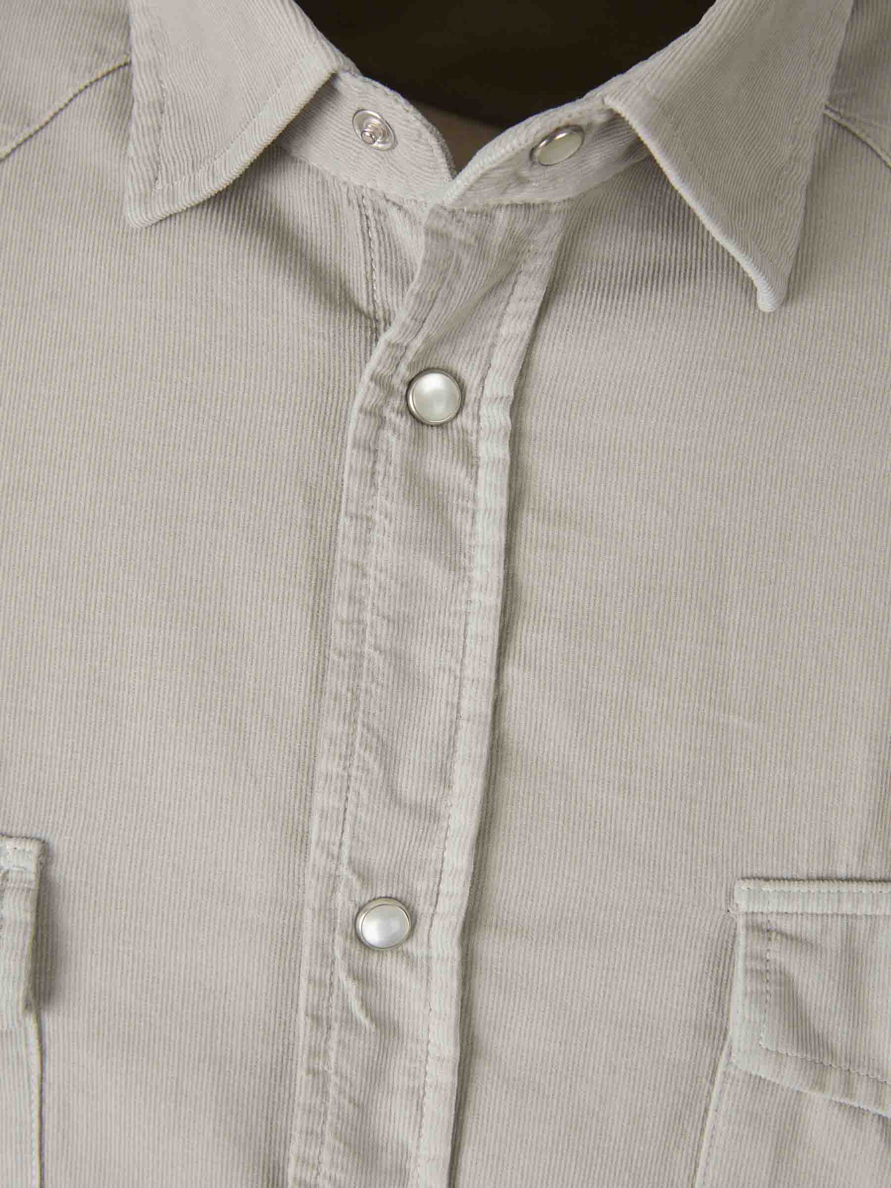 Santa Eulalia Hombre Barcelona Camisa Casual Pana color Gris sku 531-006542 01 - Foto 3