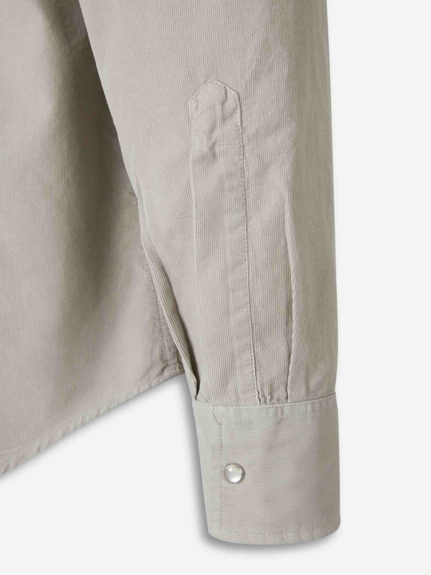 Santa Eulalia Hombre Barcelona Camisa Casual Pana color Gris sku 531-006542 01 - Foto 4