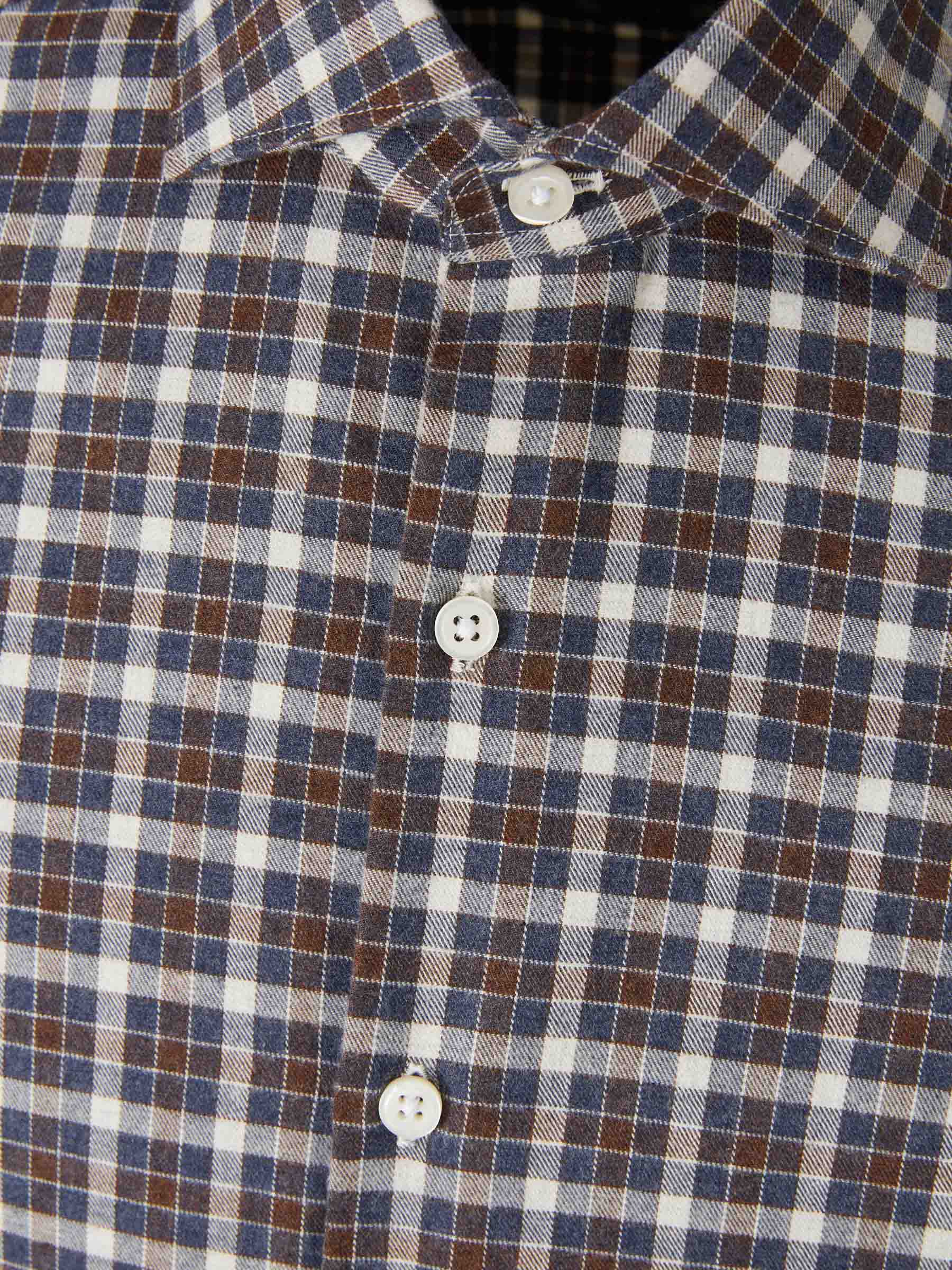 Santa Eulalia Hombre Barcelona Camisa Motivo Cuadros color Marrón sku 531-006543 01 - Foto 3