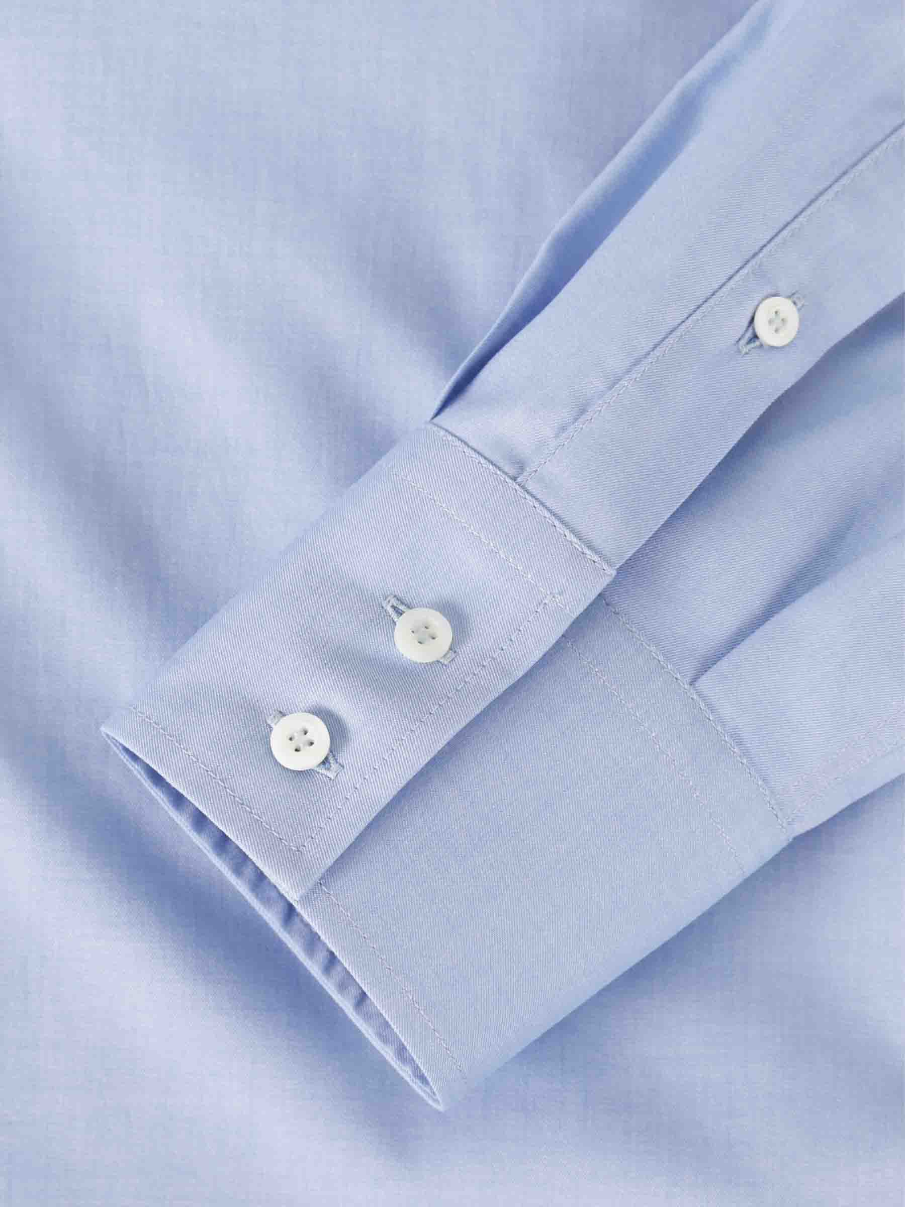 Brunello Cucinelli Hombre Barcelona Camisa de Vestir color Azul Celeste sku 531-006566 02 - Foto 4