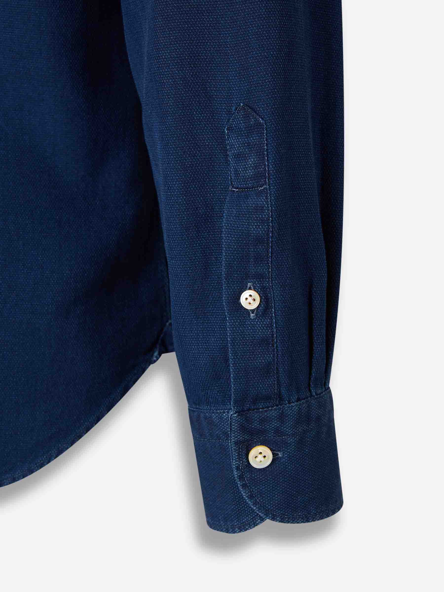 Vincenzo di Ruggiero Hombre Barcelona Camisa Vestir color Azul Noche sku 531-006573 01 - Foto 4