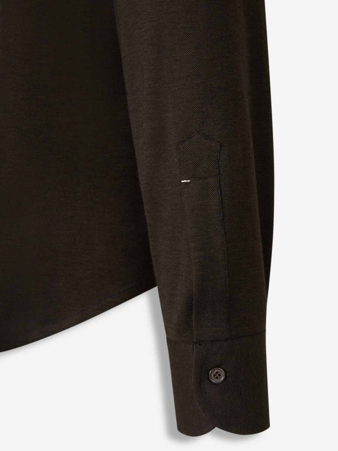 Santa Eulalia Hombre Barcelona Camisa Vestir Algodón color Marrón Oscuro sku 531-006580 01 - Foto 4