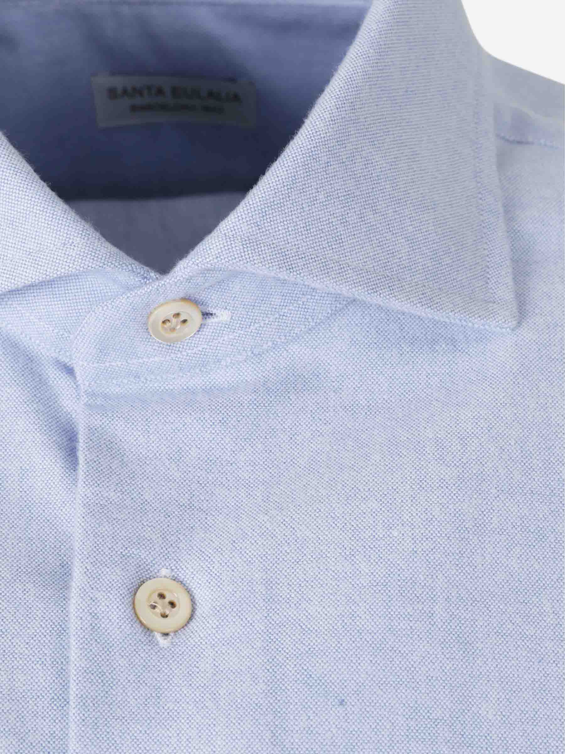Santa Eulalia Hombre Barcelona Camisa Vestir Algodón color Azul Celeste sku 531-006583 02 - Foto 3
