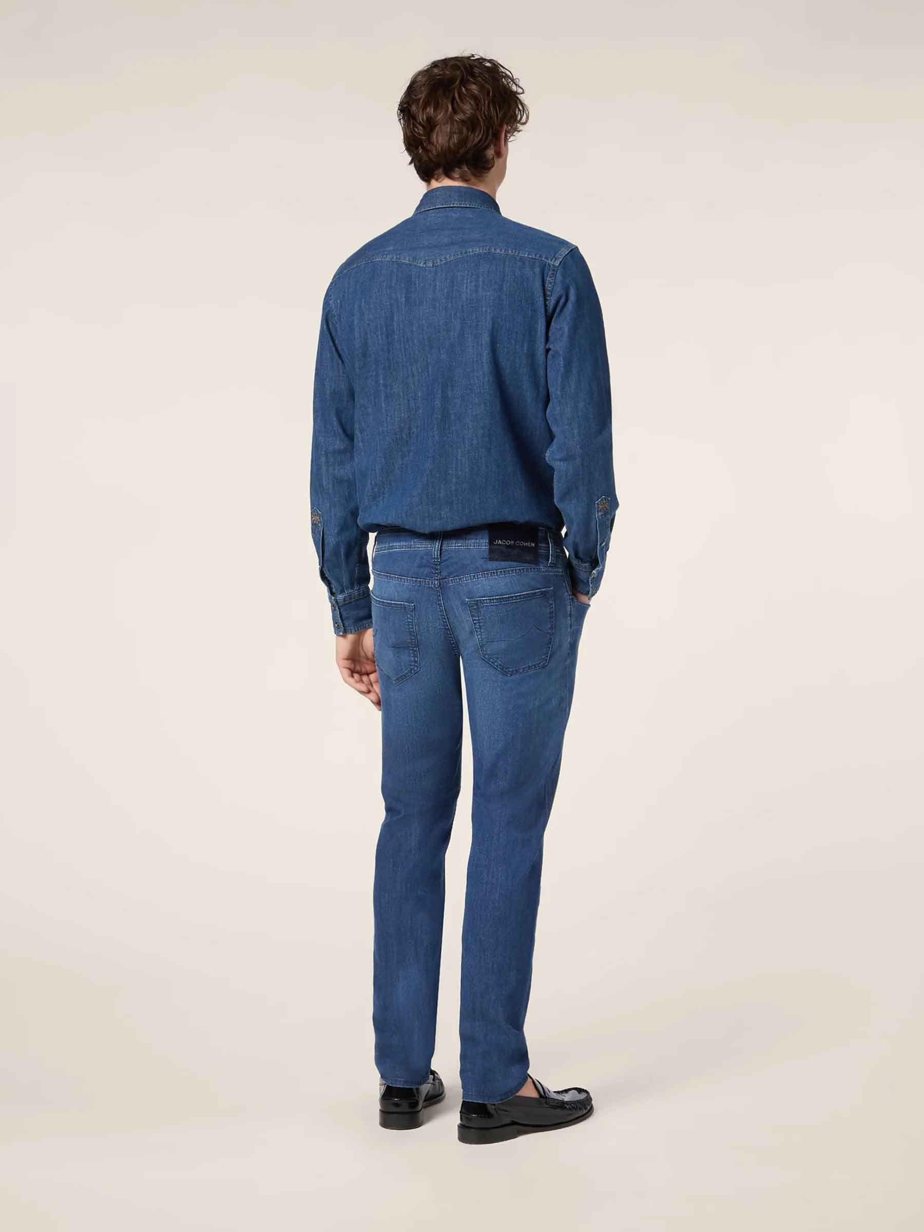 Jacob Cohën Hombre Barcelona Camisa Bolsillos Denim color Azul Denim sku 531-006587 01 - Foto 3