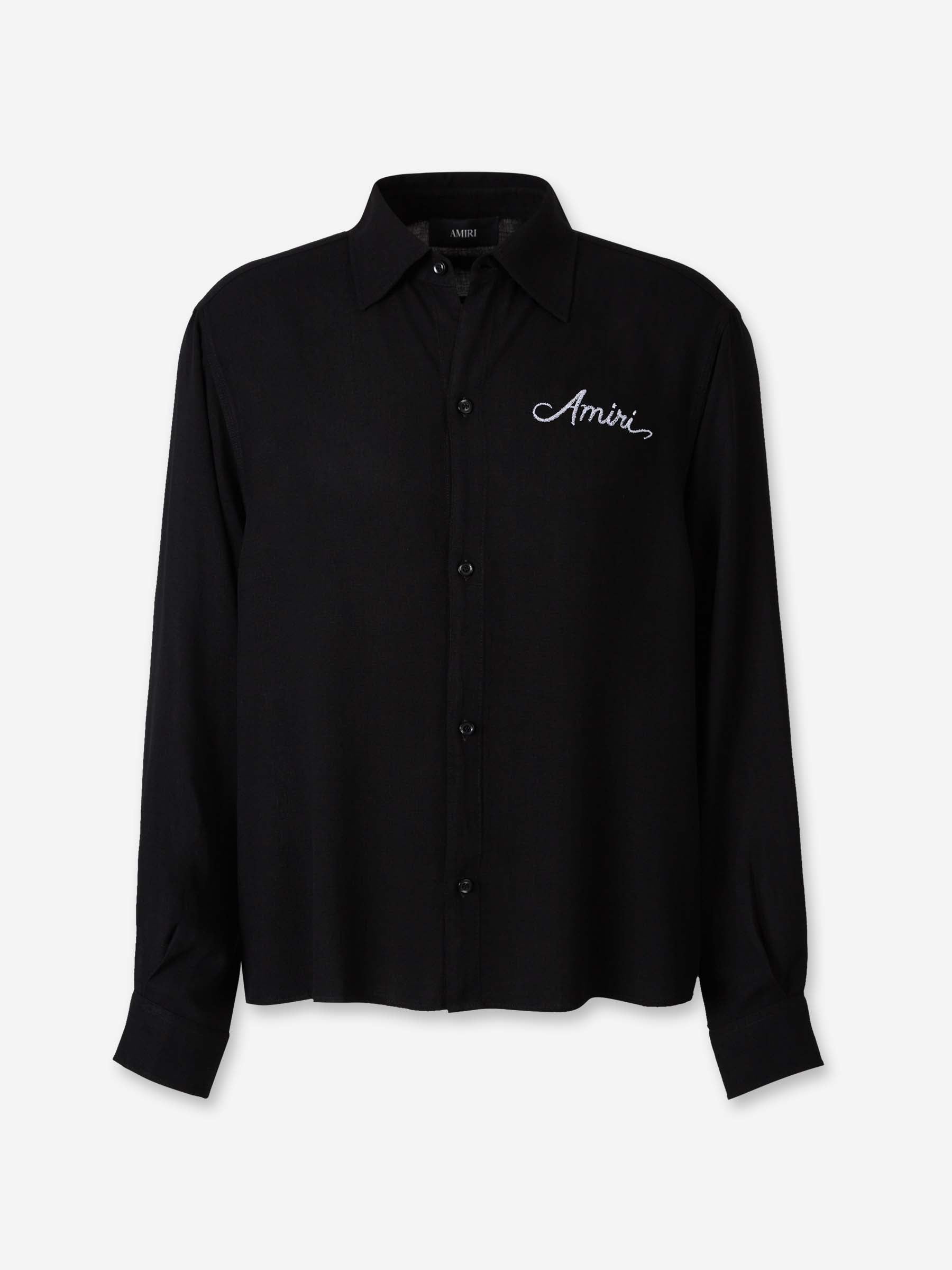 amiri dress shirt Amiri Men's Velvet Stripe Dress Shirt
