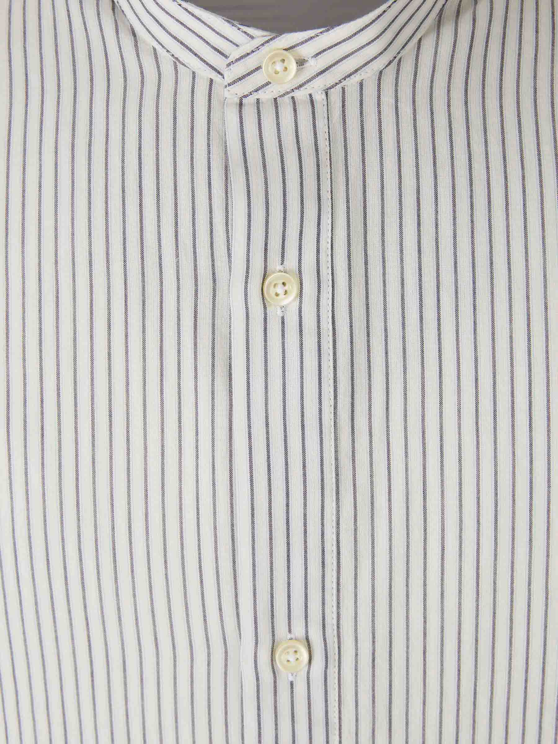 Officine Générale Hombre Barcelona Camisa algodón rayas color Blanco sku 532-000695 01 - Foto 3