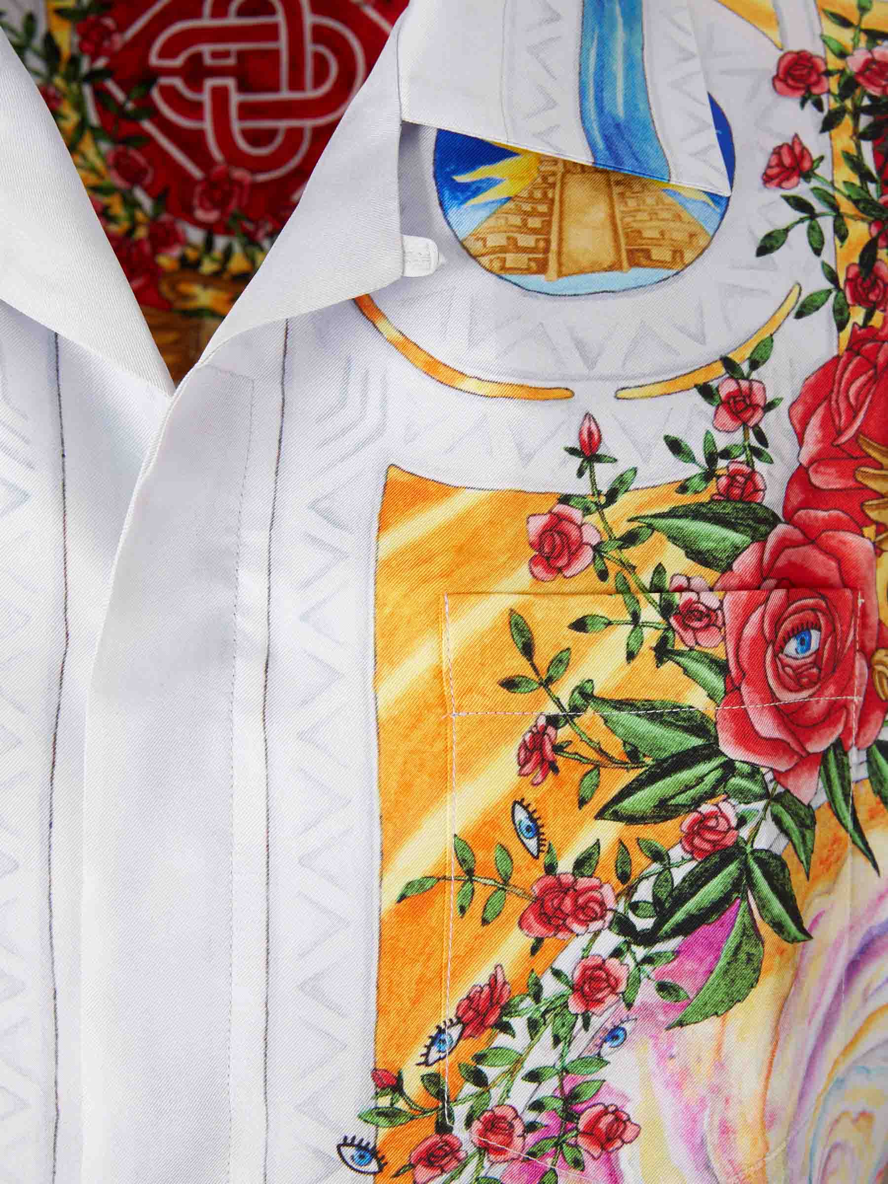 Casablanca Hombre Barcelona Camisa Seda Estampada color Multicolor sku 532-000704 01 - Foto 3